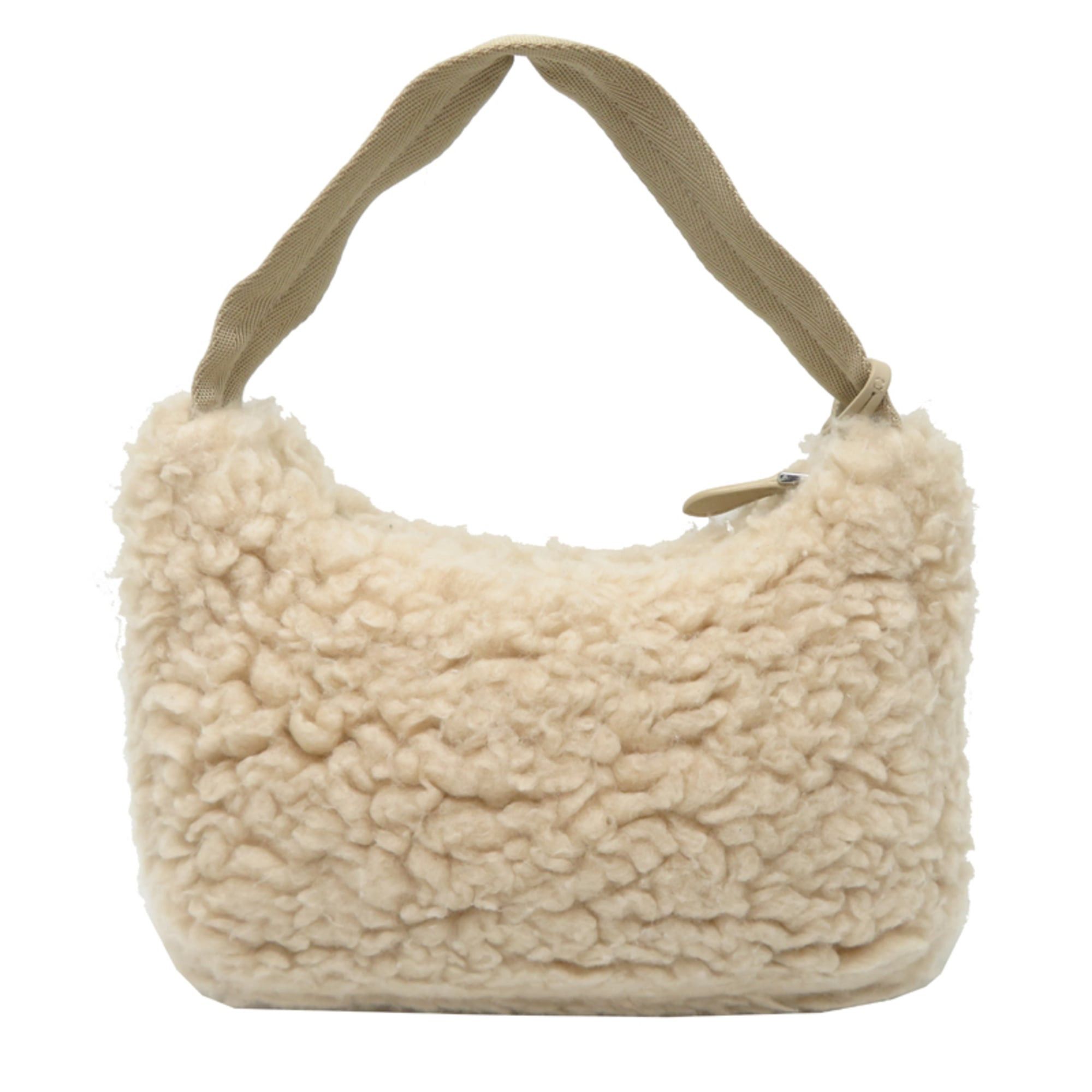 Prada Prada Women's Handbag 1NE515 Silk White Size ONE SIZE - 2 Thumbnail