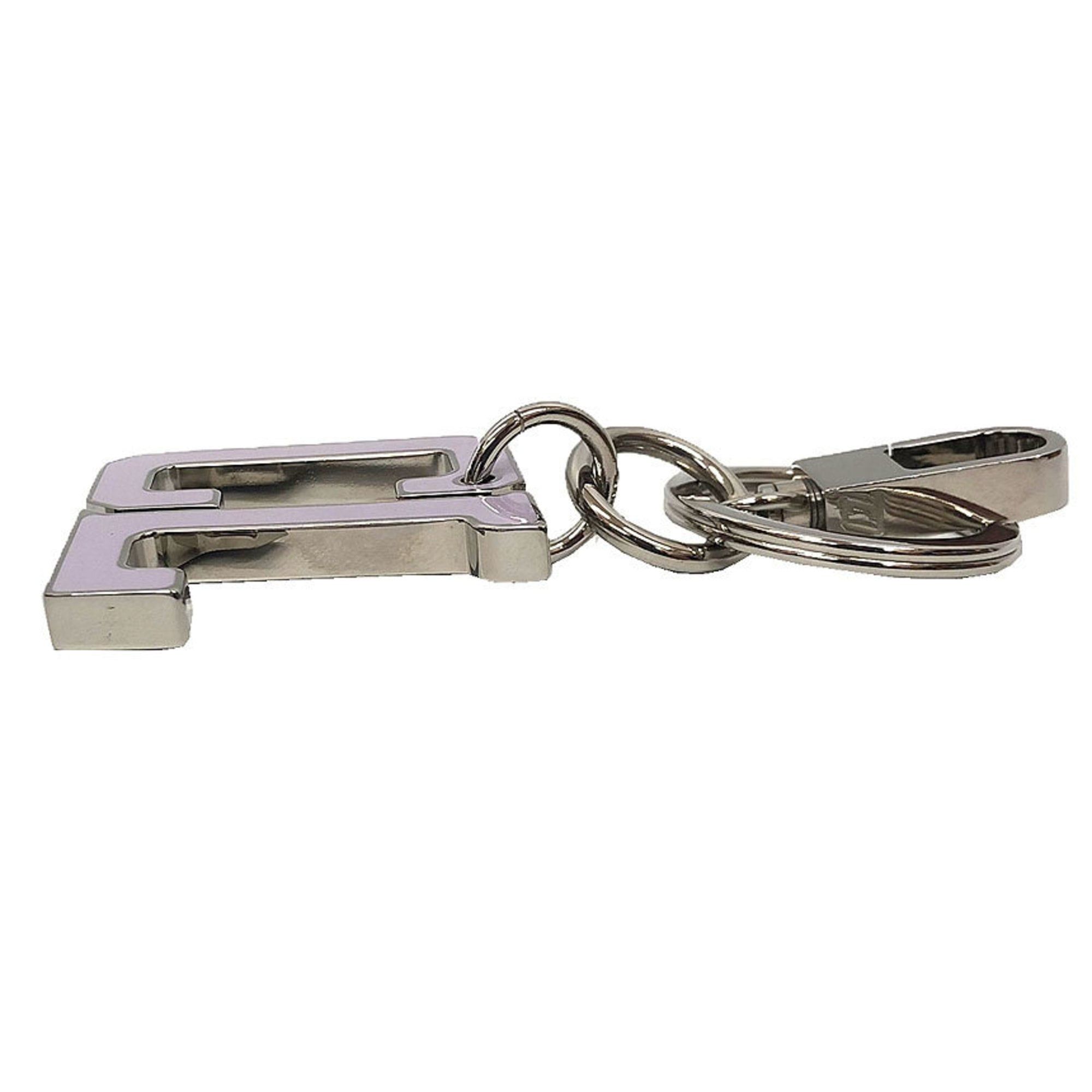 Christian Louboutin Christian Louboutin Keychain Key Ring Charm Metal Pink x Silver Size ONE SIZE - 2 Thumbnail