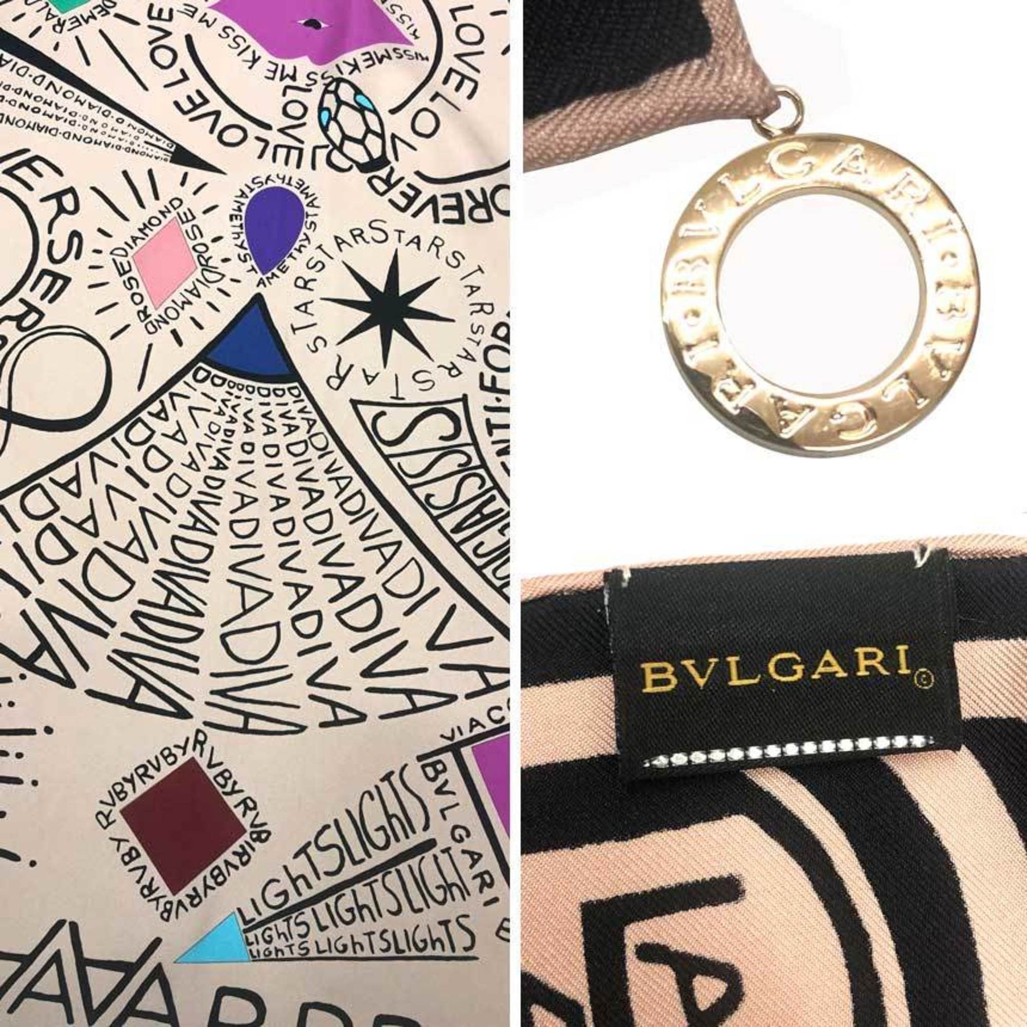 Bvlgari BVLGARI Heritage Collection Silk Scarf/Muffler BB 243461 Size ONE SIZE - 2 Thumbnail