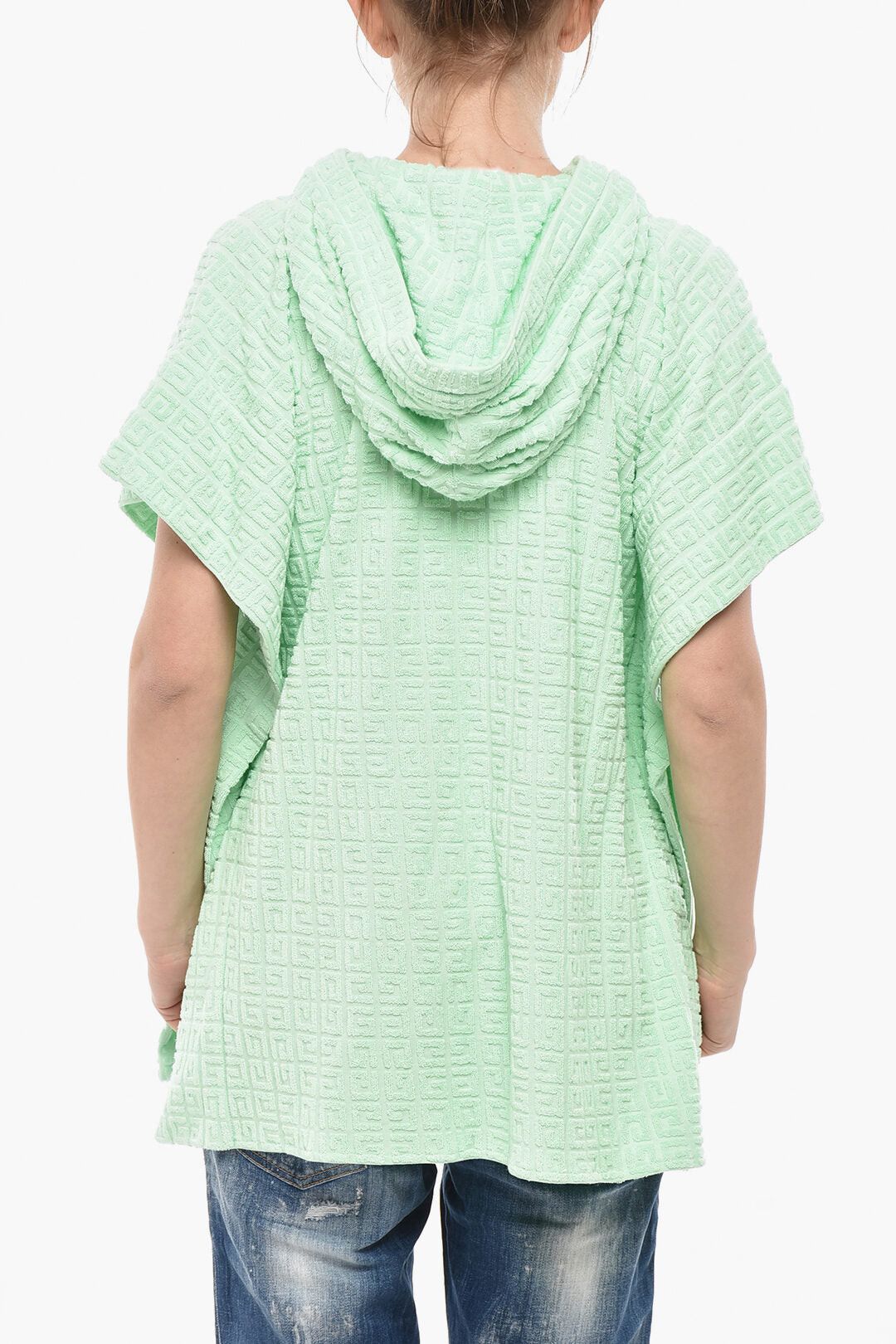 Givenchy Terry Poncho-Fit Hoodie with Jacquard Monogram Pattern Size XS / US 0-2 / IT 36-38 - 2 Thumbnail