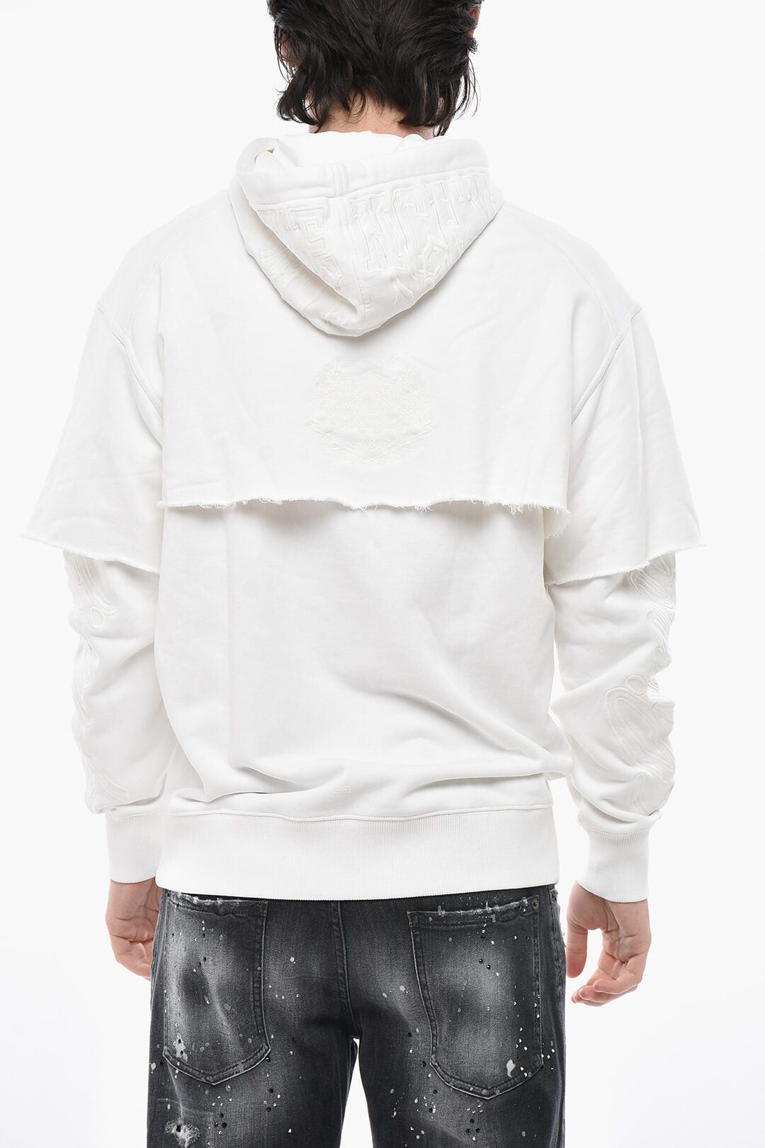 Givenchy Hoodie Sweatshirt COLLEGE in Double Fabric with Embroidery Size US XS / EU 42 / 0 - 2 Thumbnail