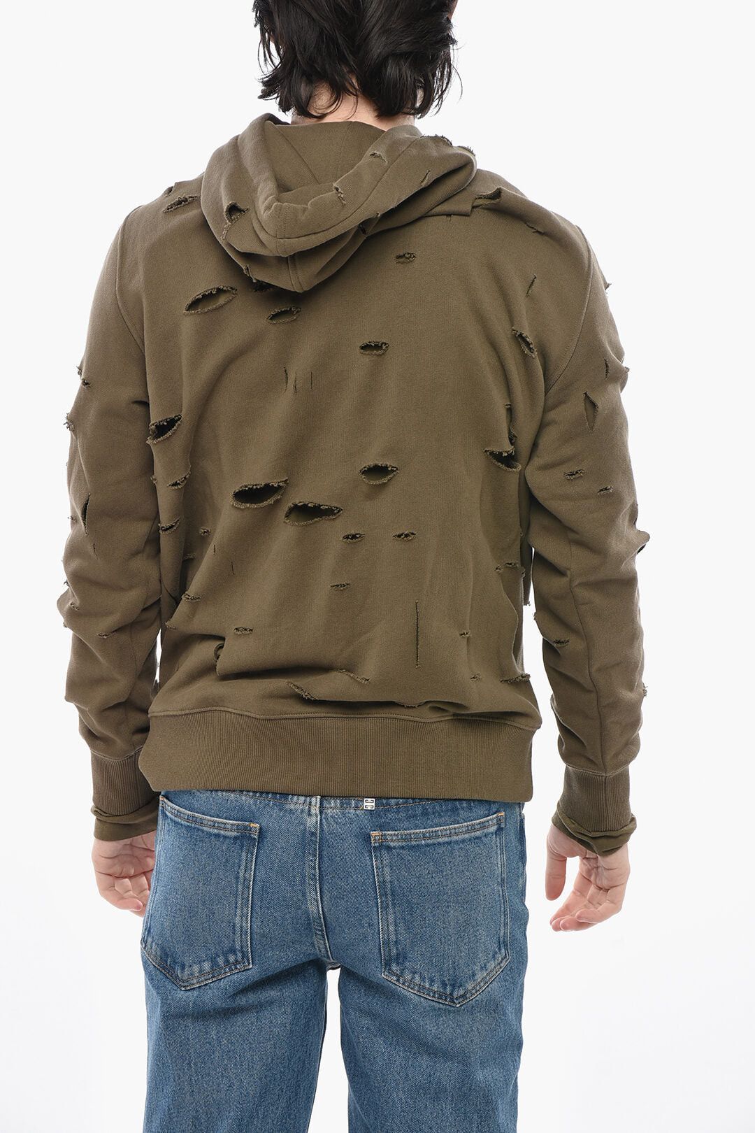 Givenchy Double-Fabric Hoodie with Cut-Out Design Size US XS / EU 42 / 0 - 2 Thumbnail