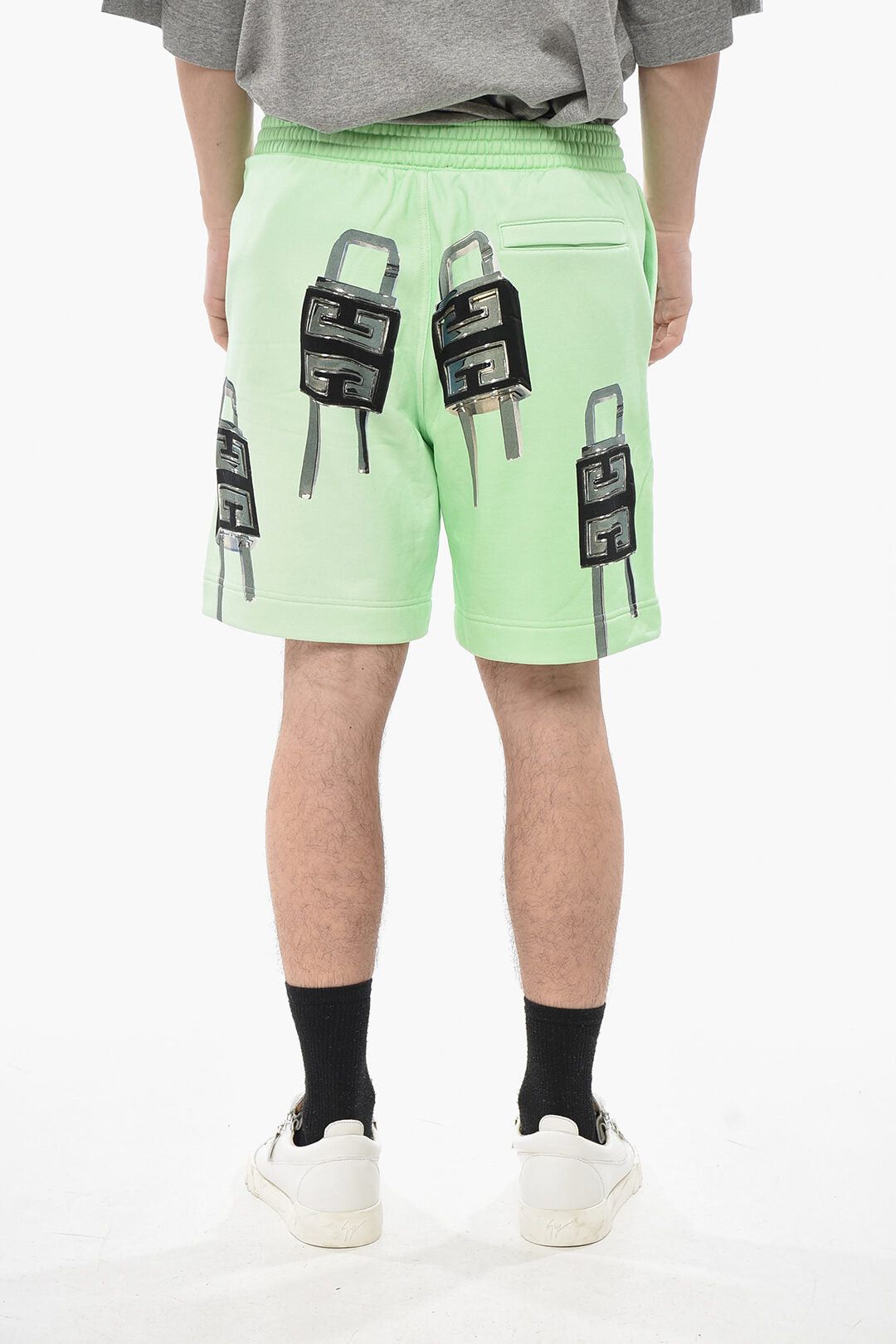 Givenchy Brushed Cotton Shorts LOCK with Print Size US 32 / EU 48 - 2 Thumbnail
