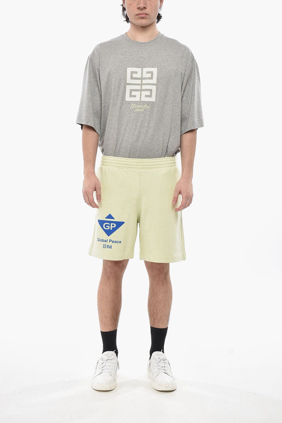 Givenchy Cotton Shorts GLOBAL PEACE with Print Size US 31 - 4 Thumbnail