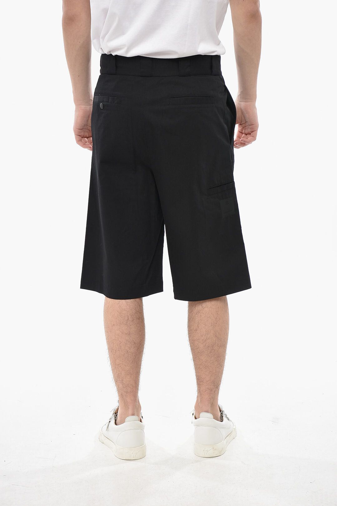 Givenchy Stretch Cotton Chino Shorts With Concealed Closure Size US 35 - 2 Thumbnail