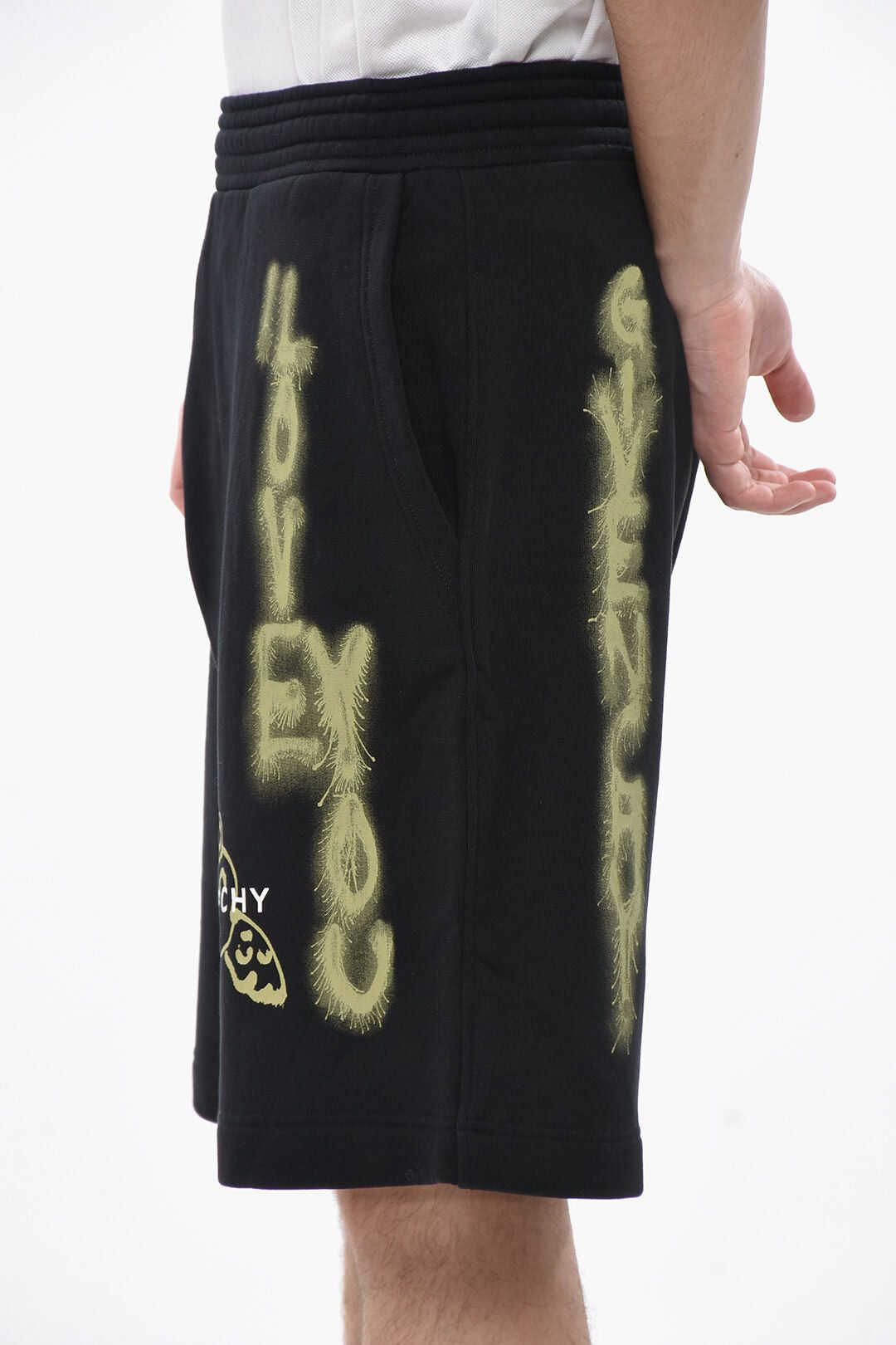 Givenchy Brushed Cotton Shorts GRAFFITI With Print Size US 33 - 3 Thumbnail