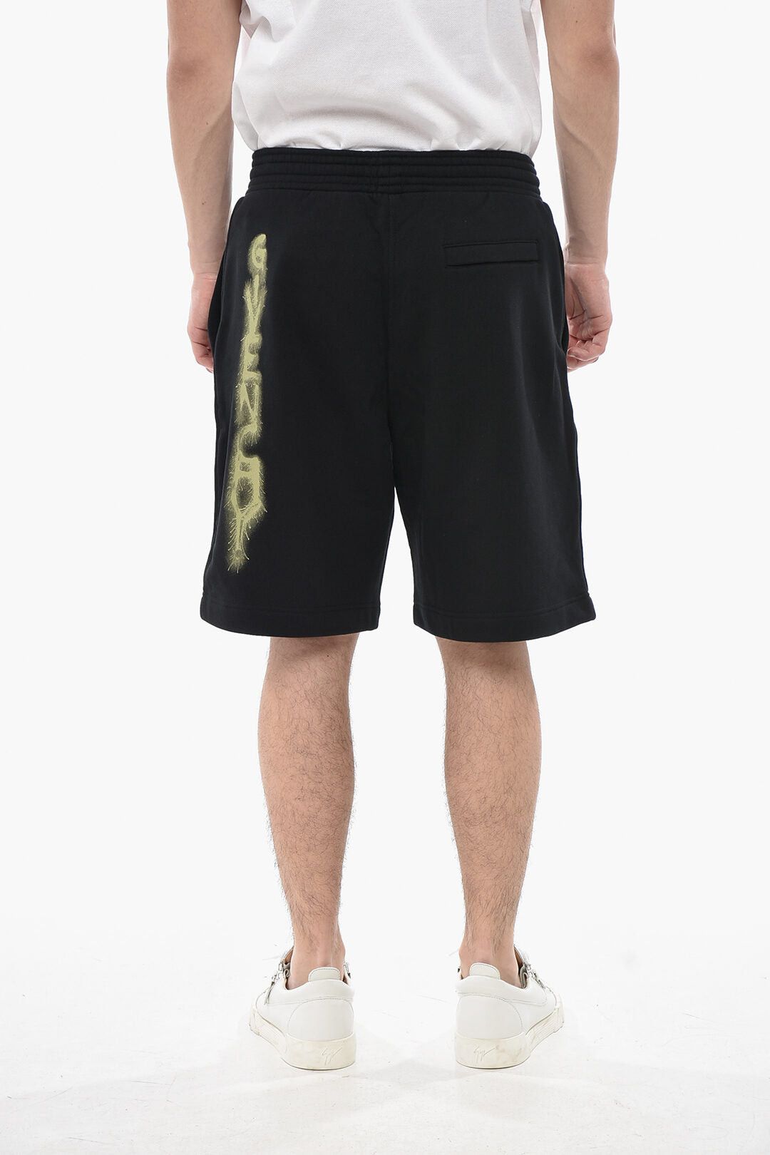 Givenchy Brushed Cotton Shorts GRAFFITI With Print Size US 31 - 2 Thumbnail