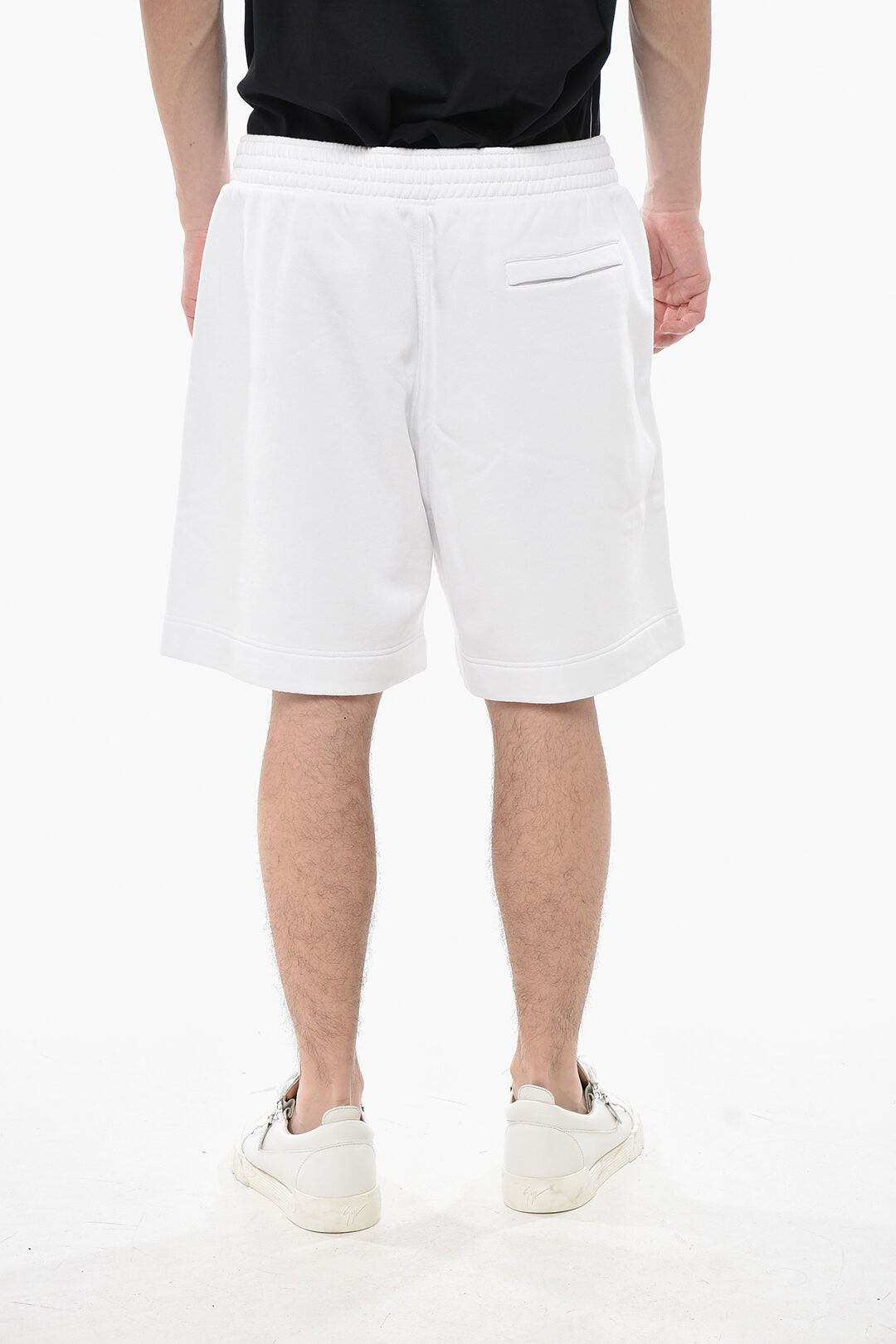 Givenchy Cotton Shorts With Lurex Logo Size US 35 - 2 Thumbnail