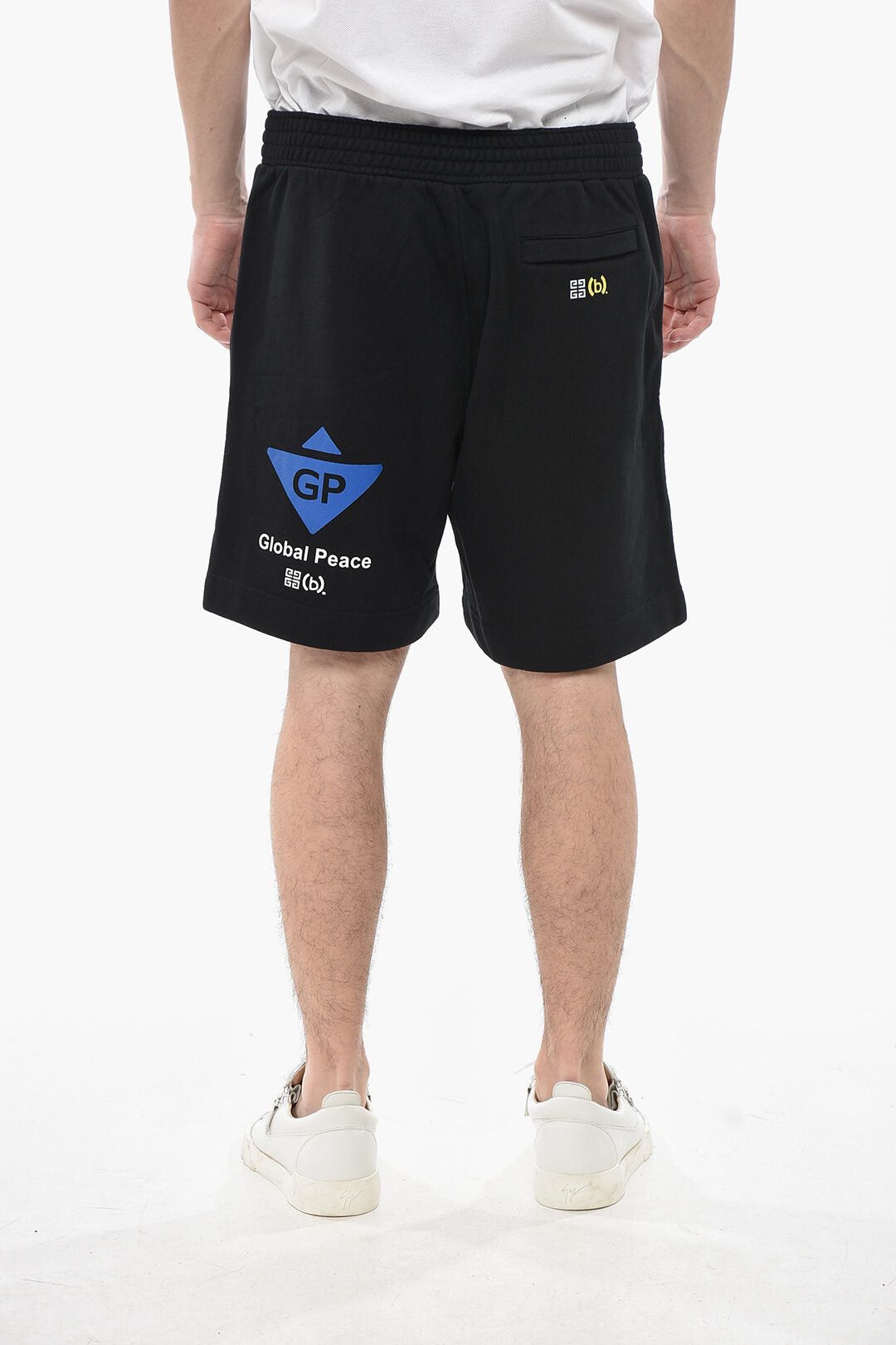 Givenchy Brushed Cotton Shorts LIFE'S HARD With Embroidery Size US 31 - 2 Thumbnail