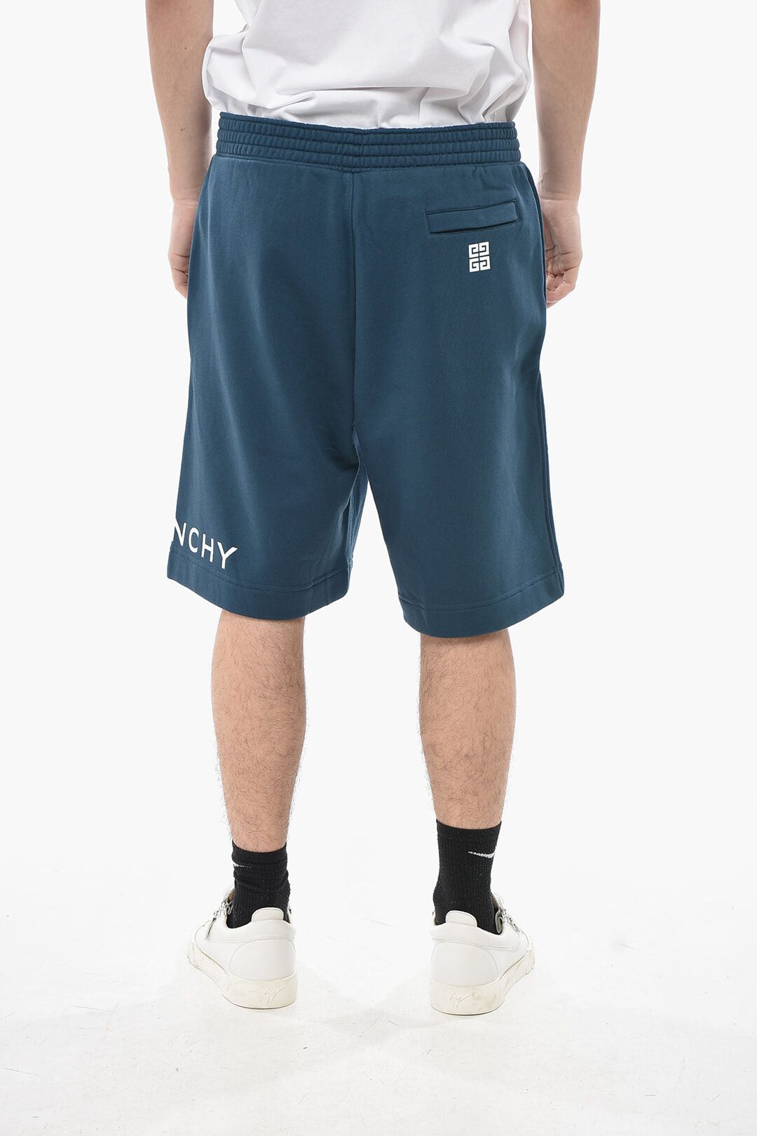 Givenchy Brushed-Jersey Shorts With Printed Logo Size US 33 - 2 Thumbnail