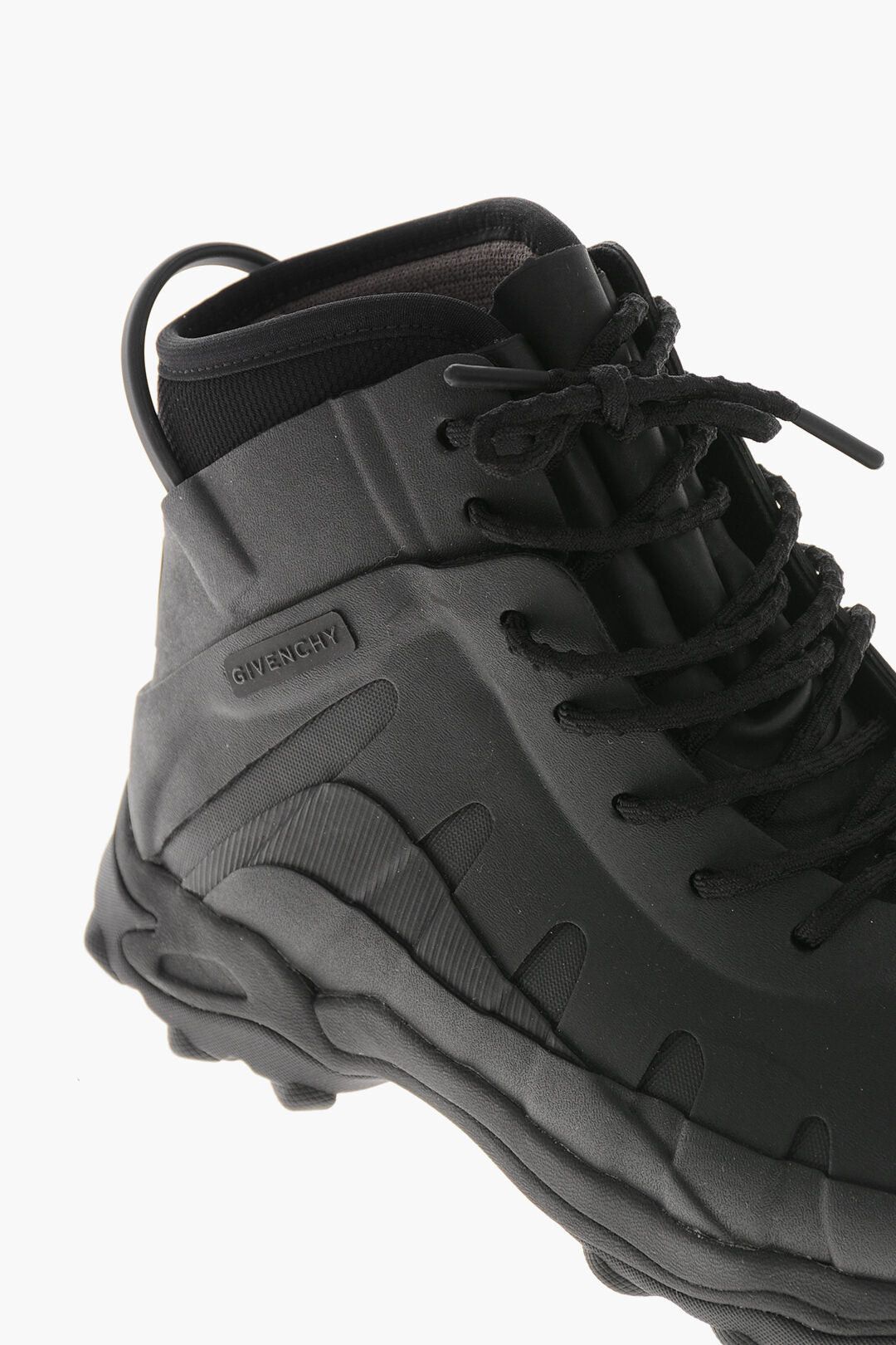 Givenchy Lace-Up Rubber Ankle Boots Size US 11 / EU 44 - 4 Thumbnail