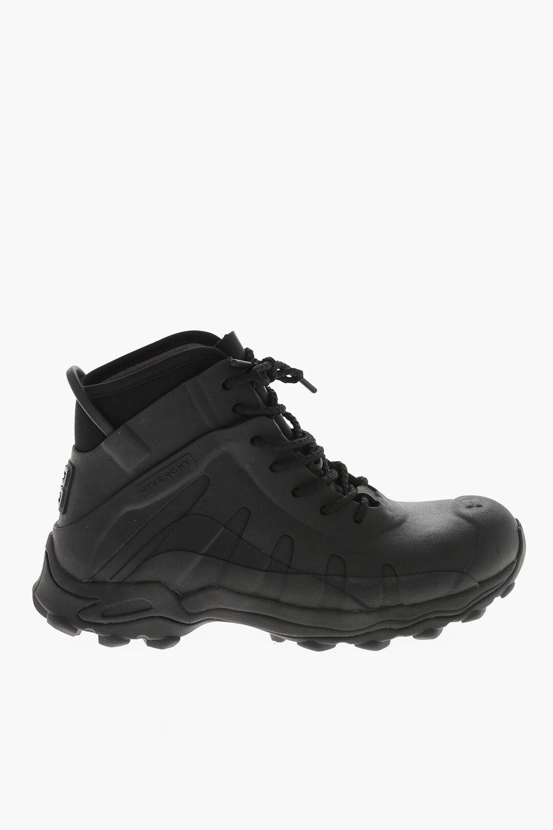 Givenchy Lace-Up Rubber Ankle Boots Size US 10 / EU 43 - 3 Thumbnail