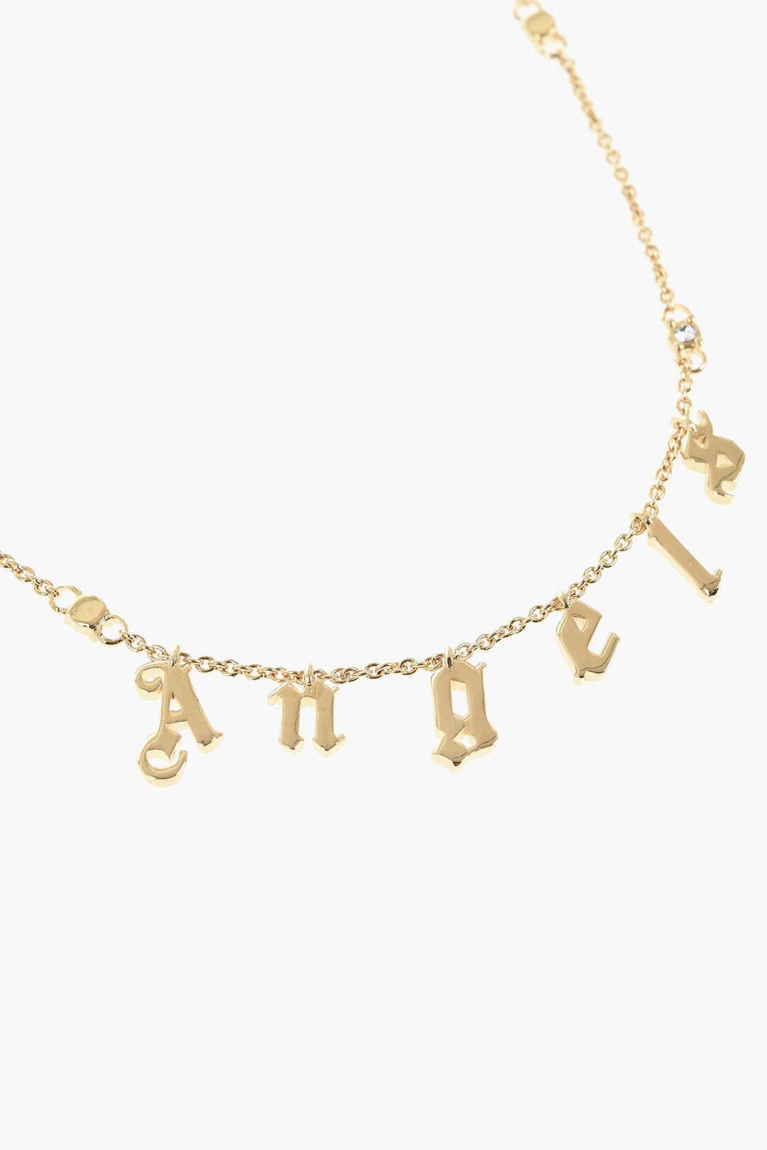 Palm Angels Gold-Effect Necklace with Logo Pendants Size ONE SIZE - 2 Thumbnail