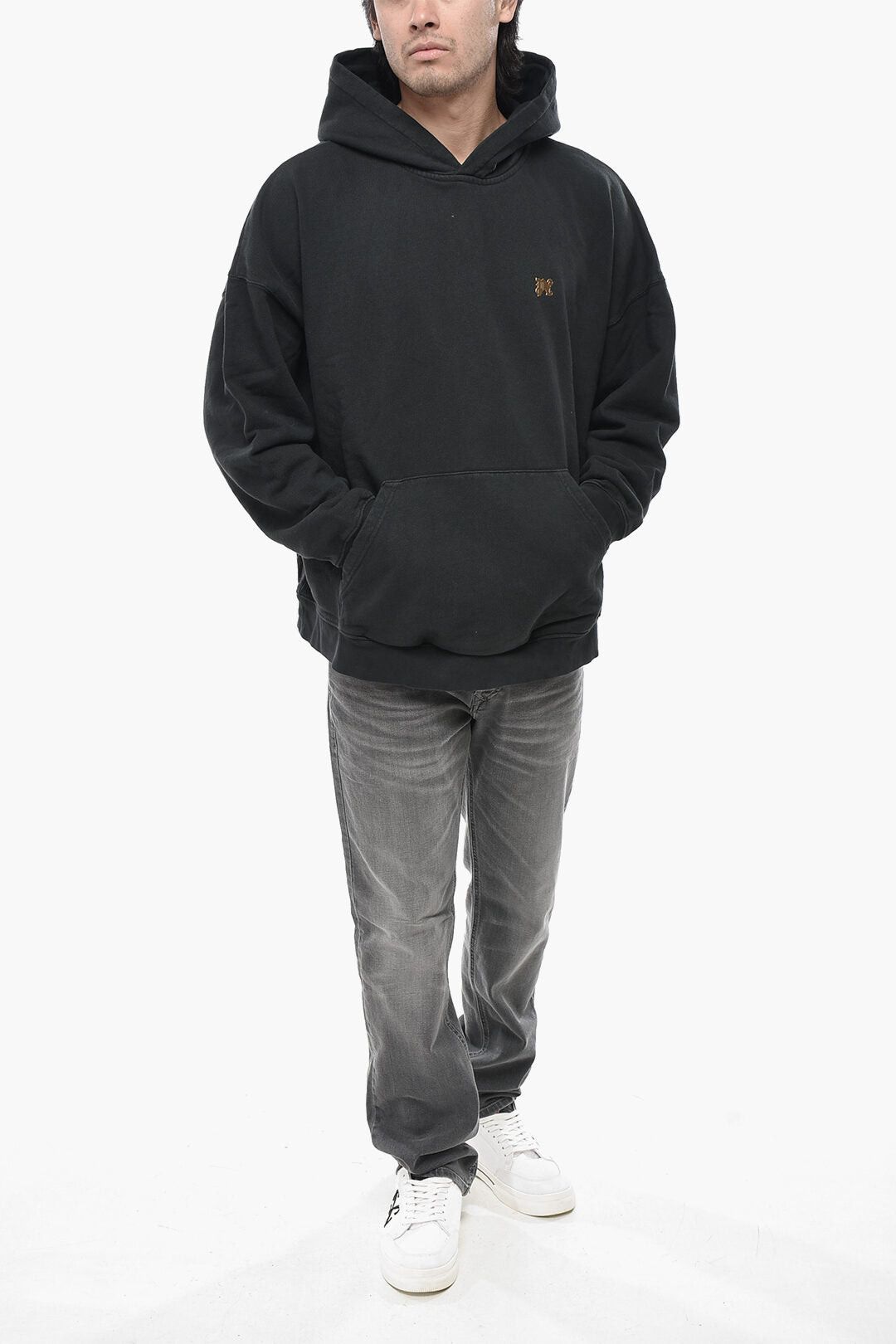 Palm Angels Brushed Cotton Hoodie BURNING MONOGRAM Size US XXL / EU 58 / 5 - 5 Thumbnail