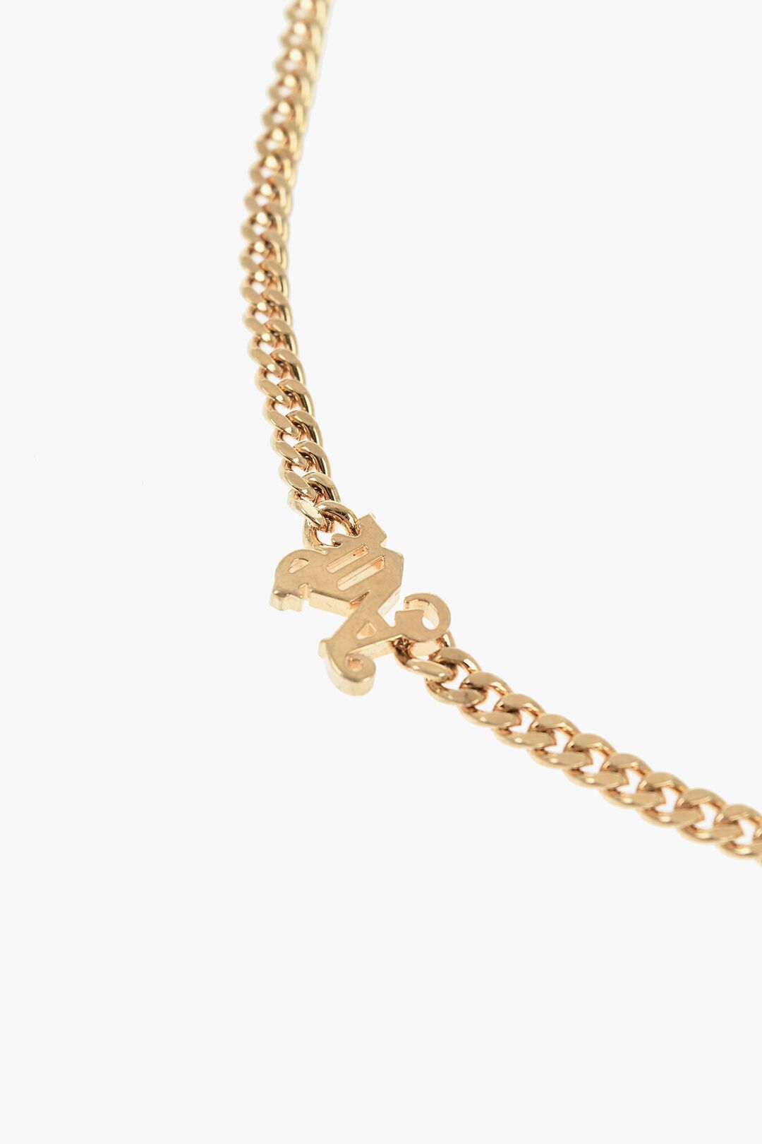 Palm Angels Brass Chain Necklace With Monogram Size ONE SIZE - 2 Thumbnail