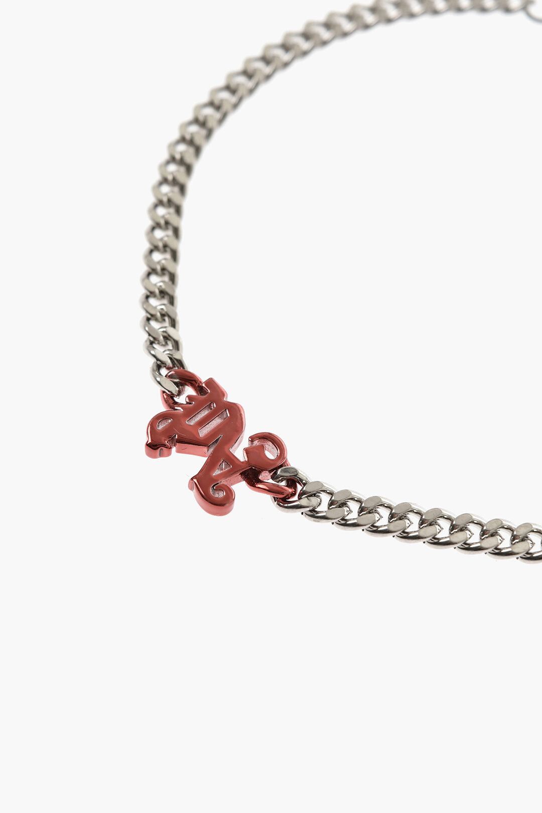 Palm Angels Chain Bracelet with Contrast Monogram Size ONE SIZE - 2 Thumbnail