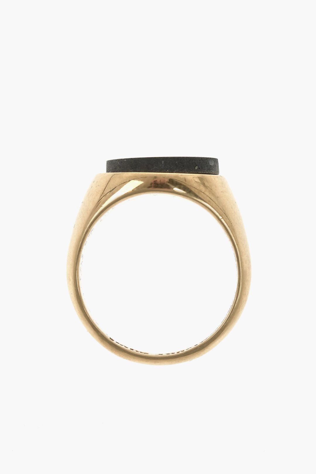 Palm Angels Gold-Tone Brass Signet Ring Size ONE SIZE - 2 Thumbnail