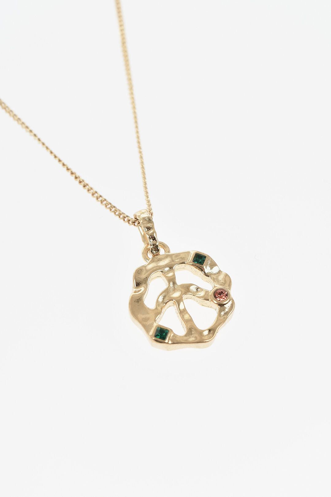 Palm Angels Brass Chain Necklace With Pendant Size ONE SIZE - 2 Thumbnail