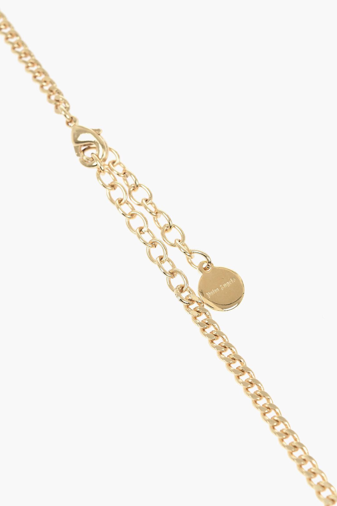 Palm Angels Brass Necklace BURNING LOGO With Gold-Tone Finish Size ONE SIZE - 3 Thumbnail