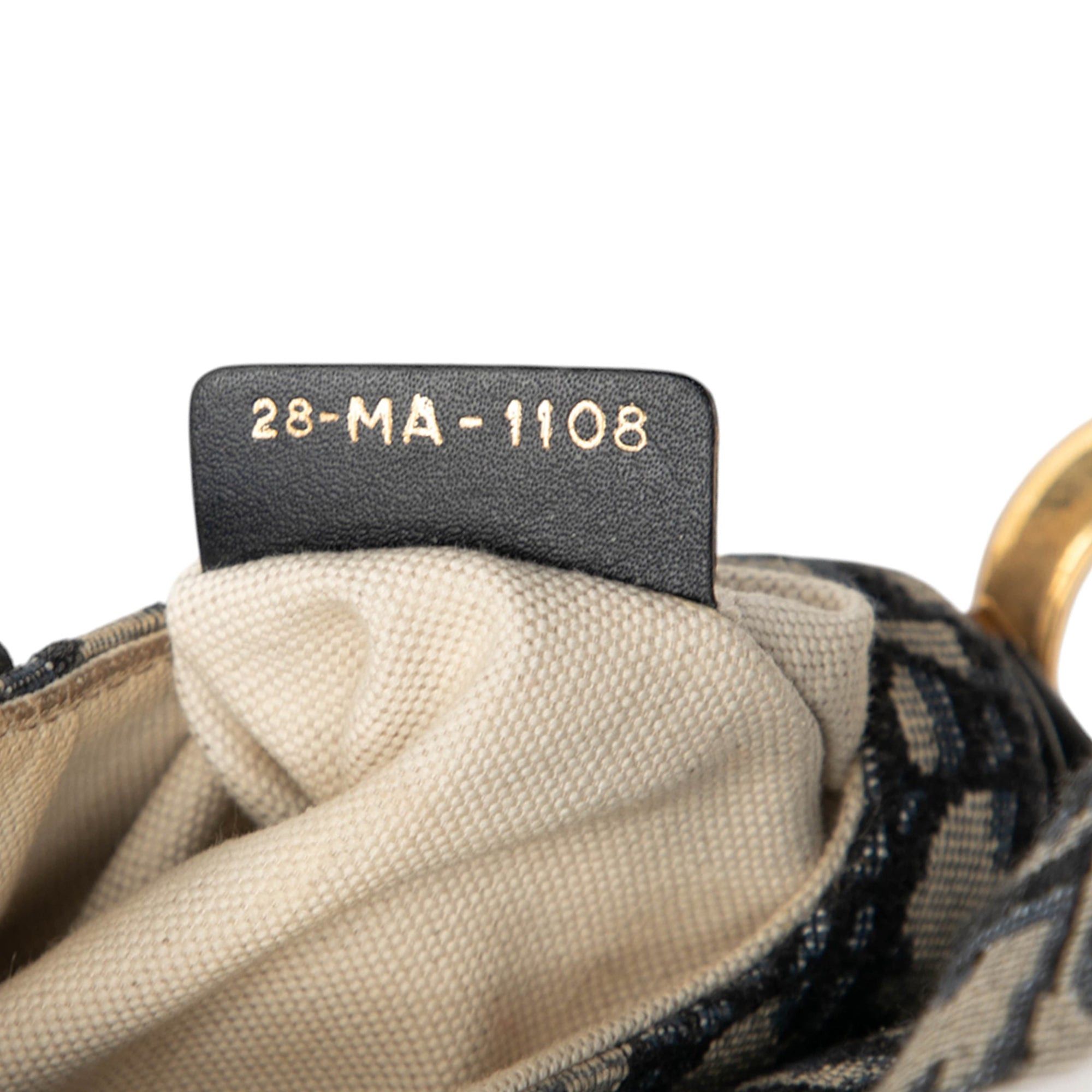 Dior Mini Oblique Canvas Saddle Bag Size ONE SIZE - 6 Thumbnail