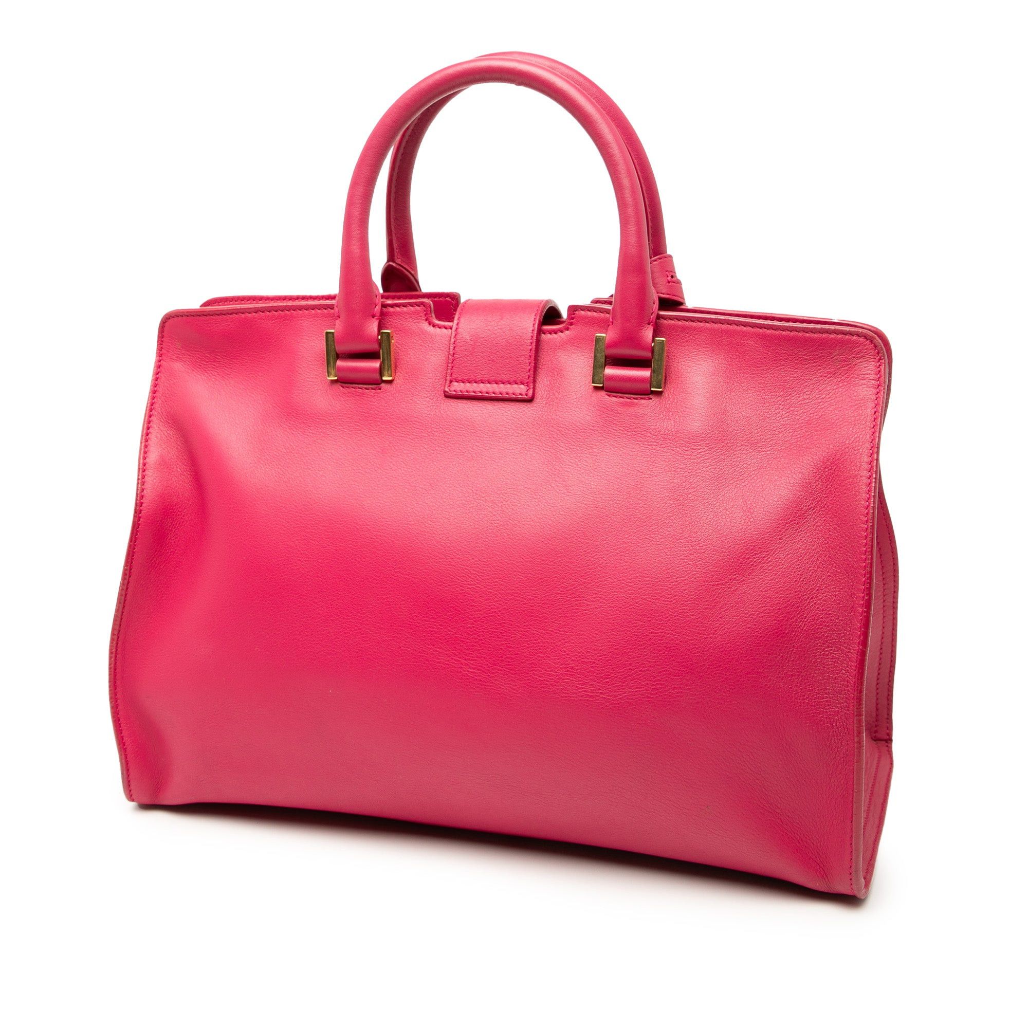 Saint Laurent Paris Small Calfskin Cabas Chyc Satchel Size ONE SIZE - 2 Thumbnail