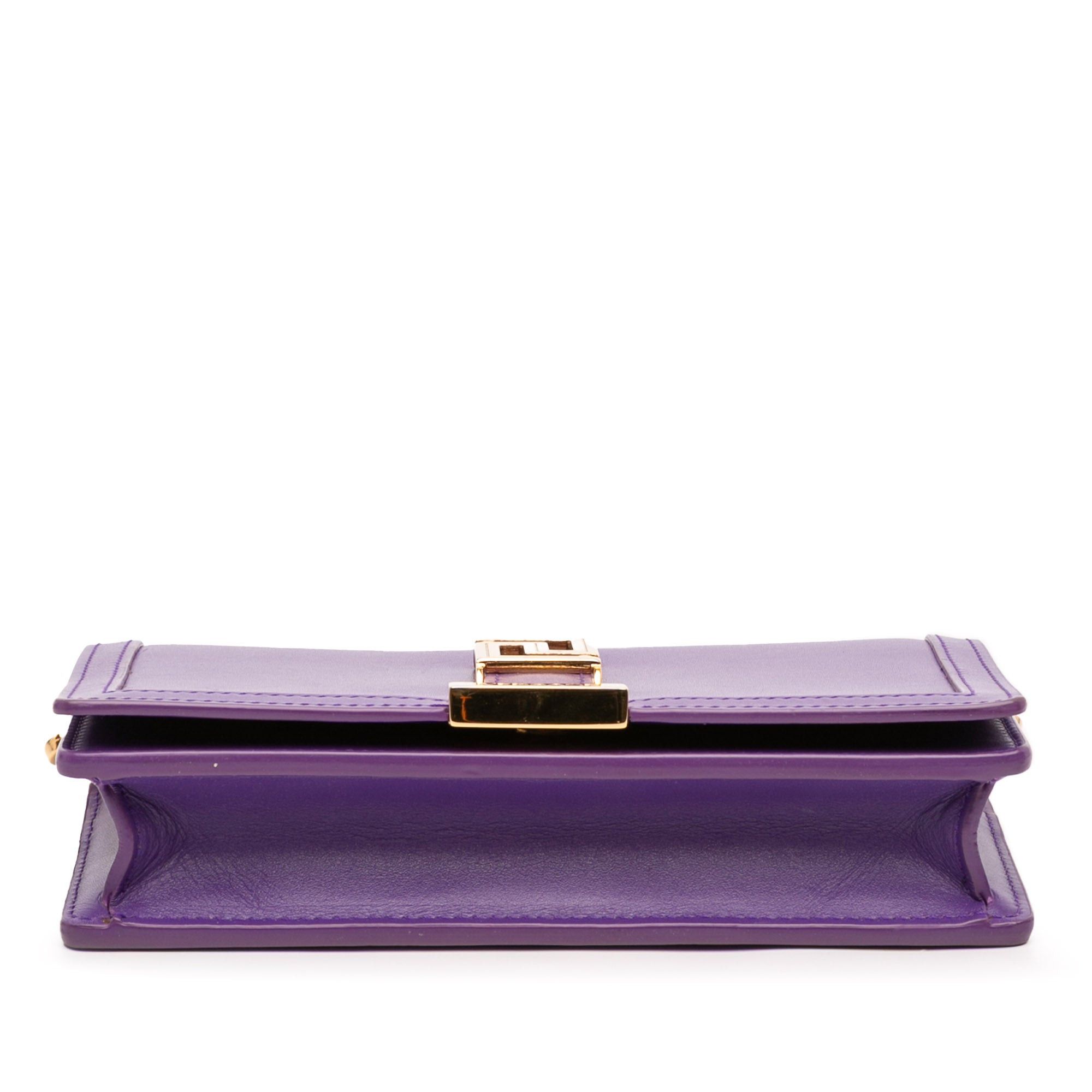 Versace Leather Greca Goddess Wallet on Chain Size ONE SIZE - 3 Thumbnail