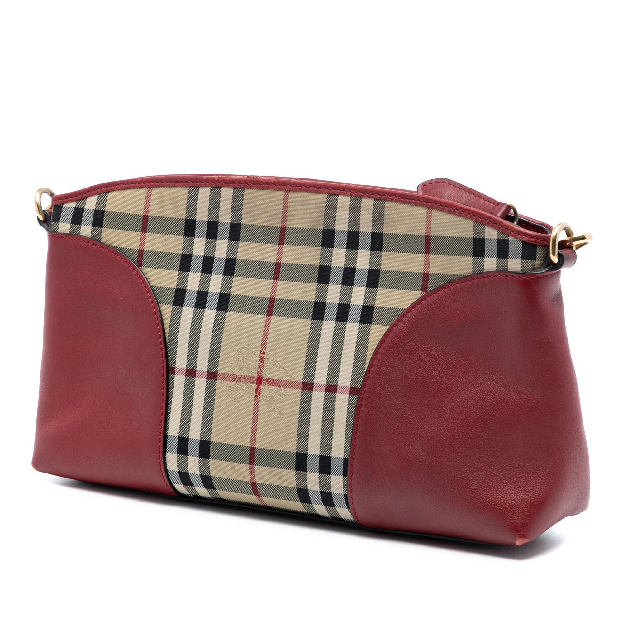Burberry Haymarket Check Coated Canvas Chichester Crossbody Size ONE SIZE - 2 Thumbnail