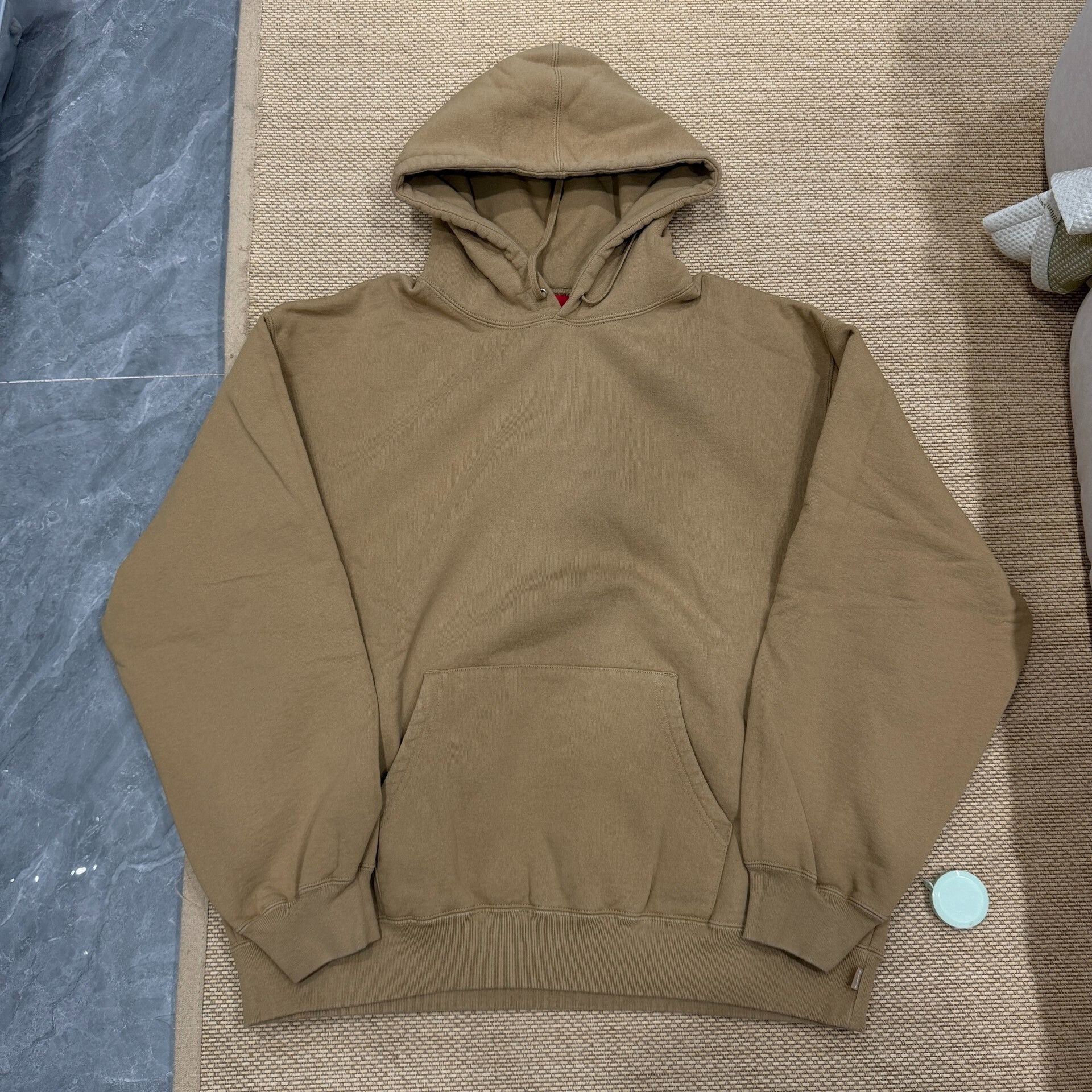 Supreme Supreme Brown Hoodie with Logo Size US XL / EU 56 / 4 - 2 Thumbnail