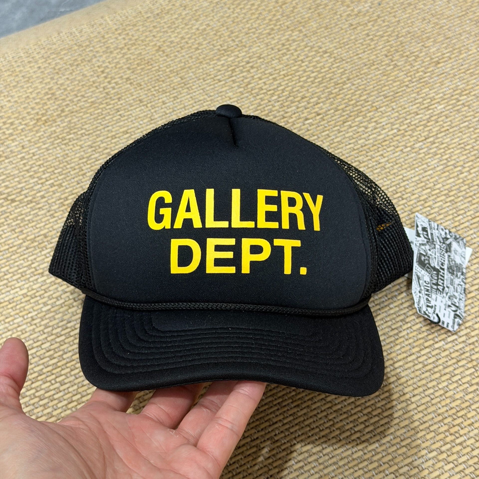 Gallery Dept. Gallery Dept Black Yellow Cap Size ONE SIZE - 2 Thumbnail