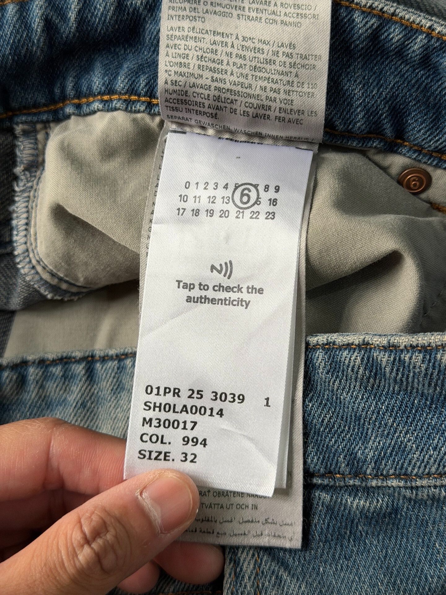 MM6 Maison Margiela MM6 Wide-Leg Jeans Size US 32 / EU 48 - 5 Thumbnail