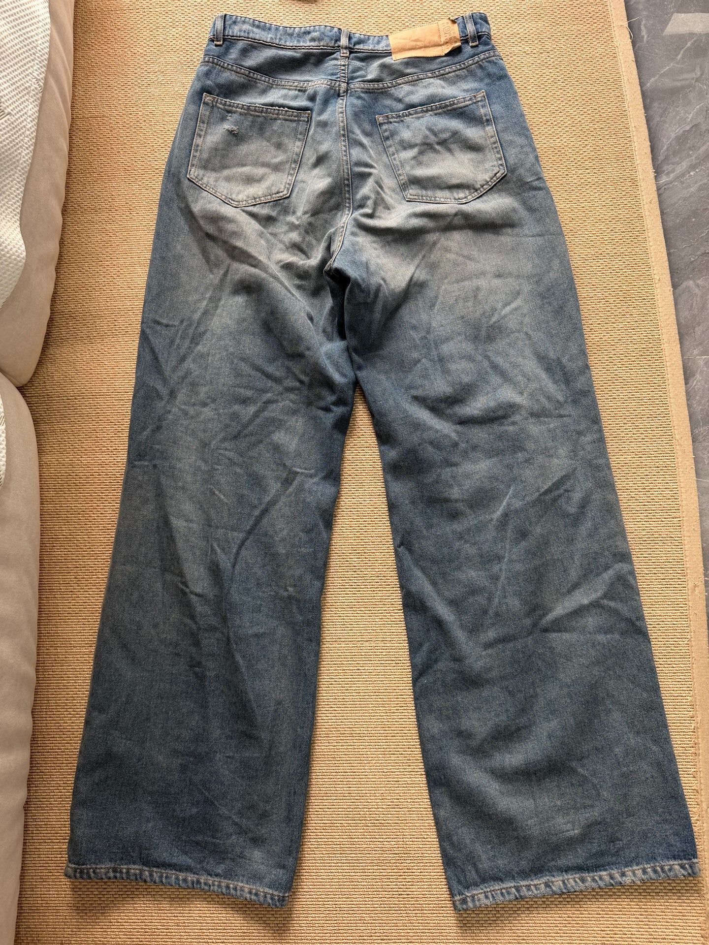 MM6 Maison Margiela MM6 Wide-Leg Jeans Size US 32 / EU 48 - 2 Thumbnail