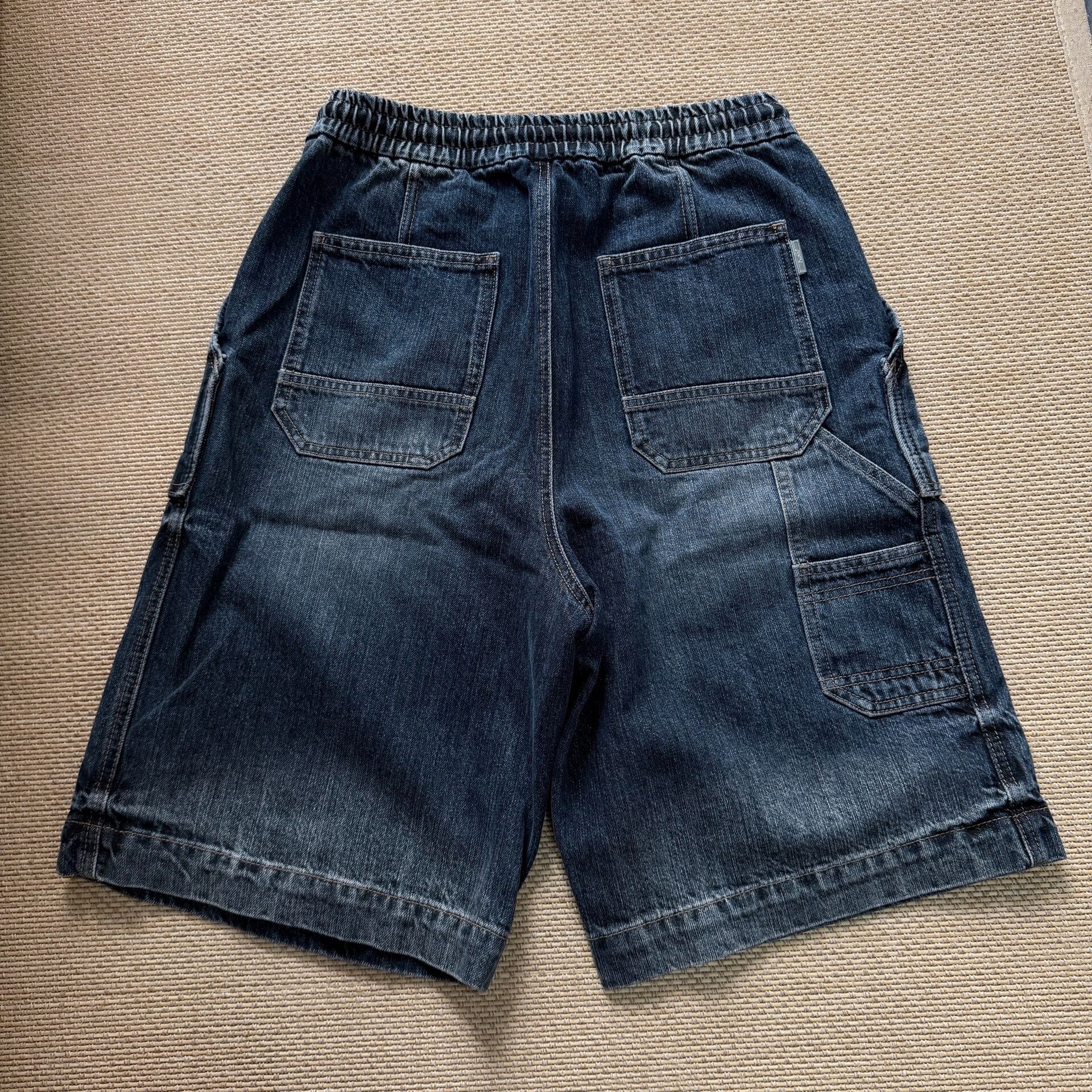 Juun.J Juun.J Deep Blue Denim Shorts Size US 28 / EU 44 - 2 Thumbnail