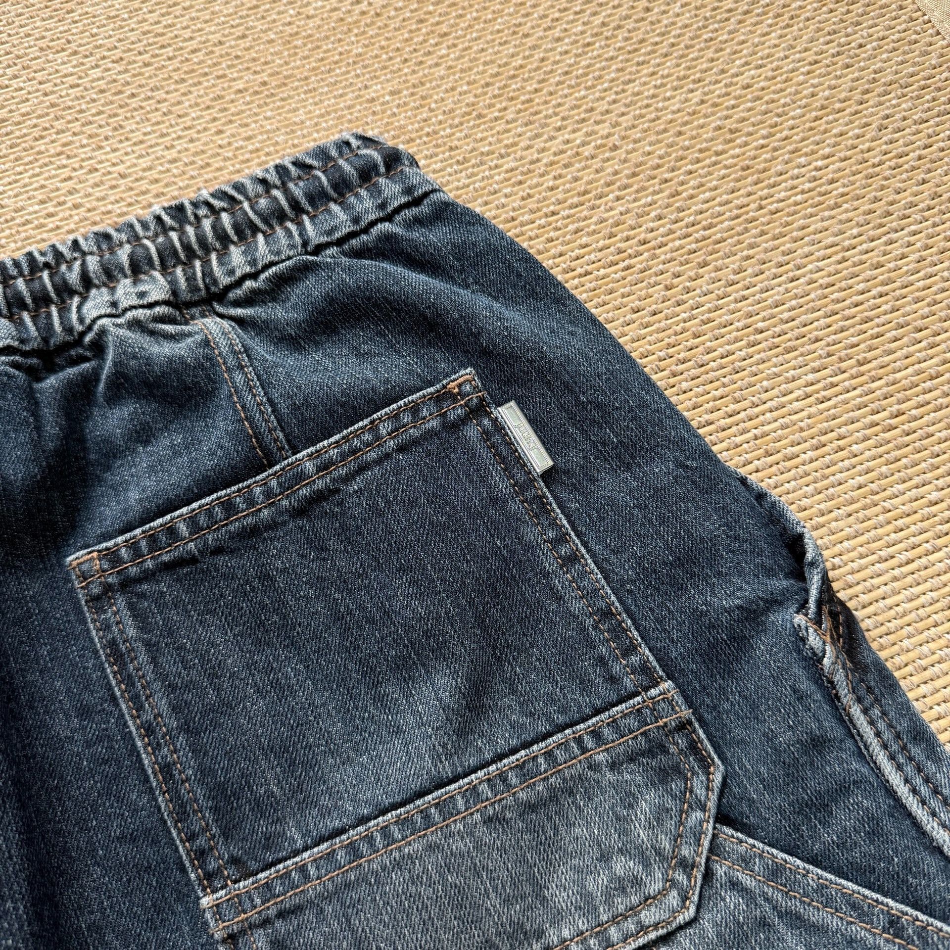 Juun.J Juun.J Deep Blue Denim Shorts Size US 28 / EU 44 - 7 Thumbnail