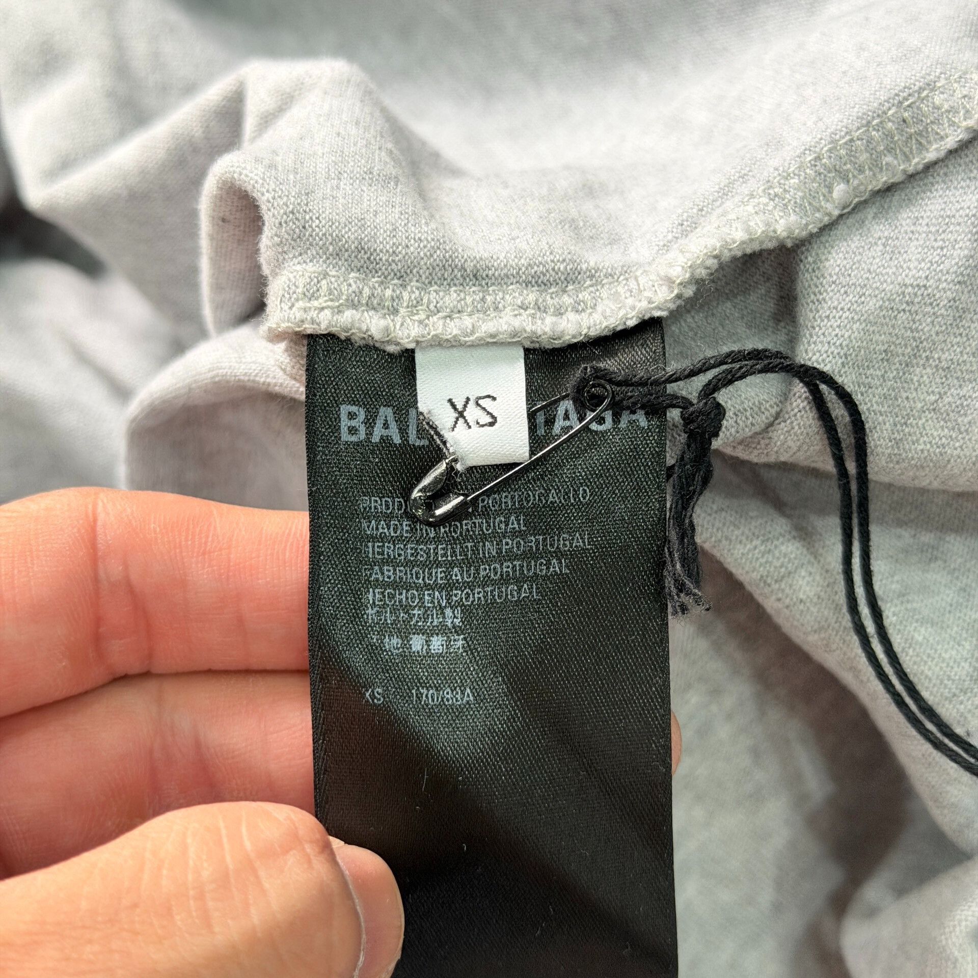 Balenciaga Balenciaga Gray Long Sleeve Shirt Size US XS / EU 42 / 0 - 6 Thumbnail
