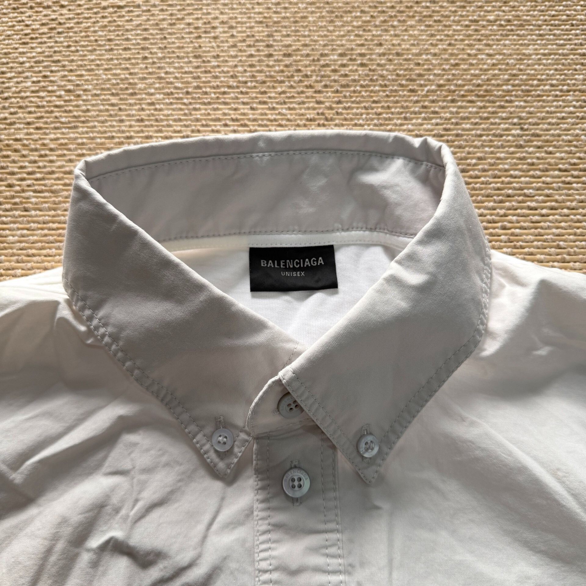 Balenciaga Balenciaga Two-tone Long Sleeve Shirt Size US M / EU 48-50 / 2 - 3 Thumbnail