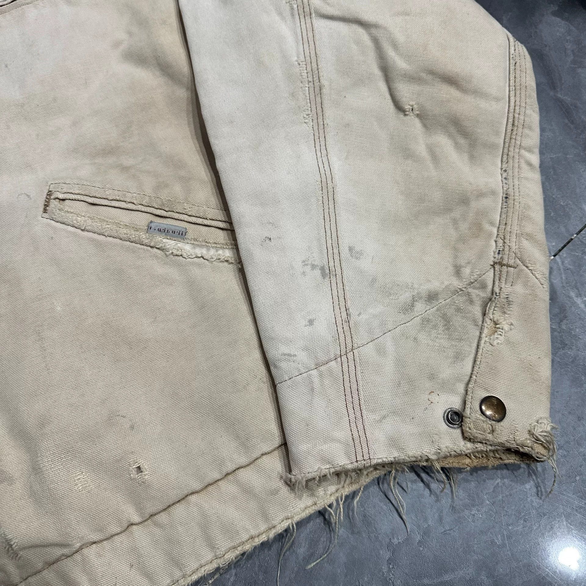 Carhartt Carhartt Vintage Khaki Work Jacket Size US XXL / EU 58 / 5 - 3 Thumbnail