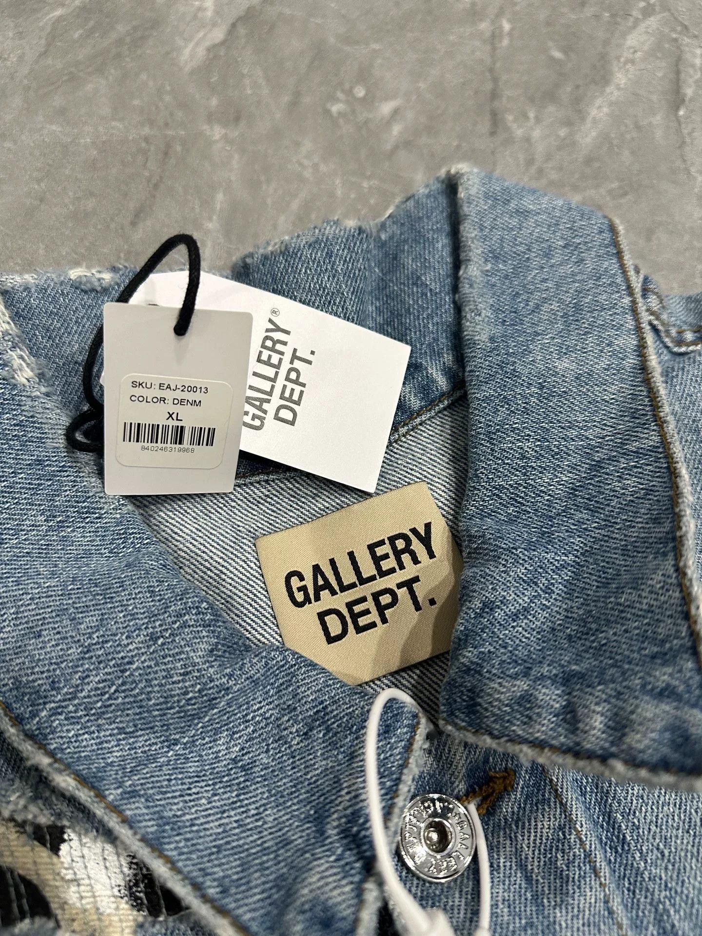 Gallery Dept. Gallery Dept. Boro Destroyed Denim Jacket Size US XL / EU 56 / 4 - 3 Thumbnail