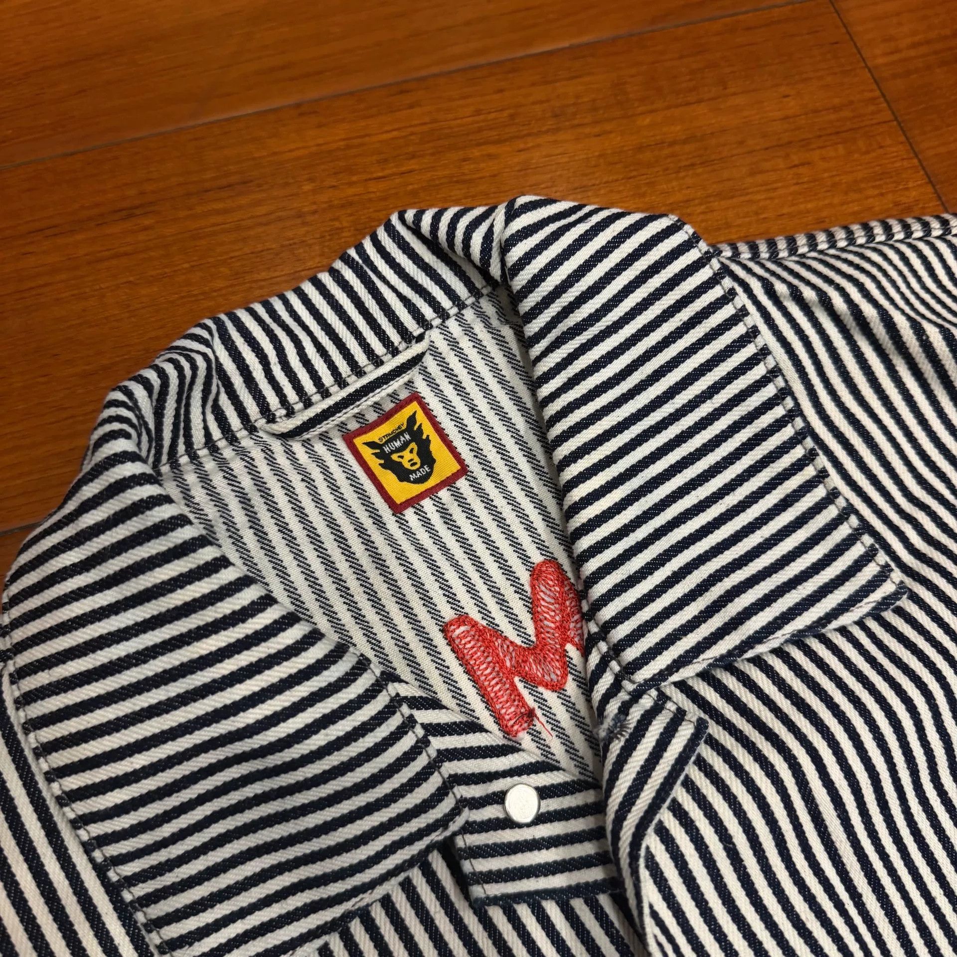 Human Made Human Made Striped Cartoon Work Jacket Size US L / EU 52-54 / 3 - 3 Thumbnail