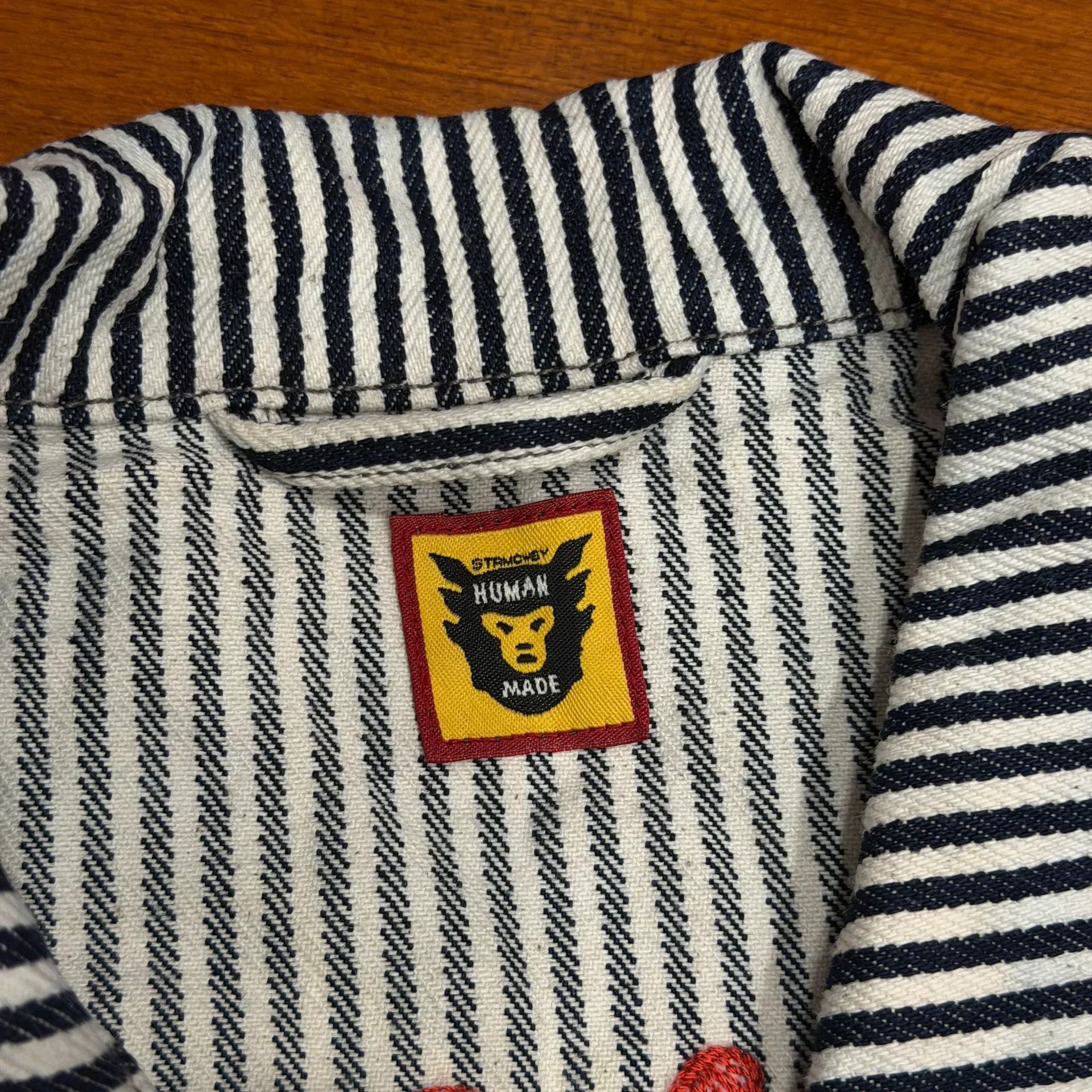 Human Made Human Made Striped Cartoon Work Jacket Size US L / EU 52-54 / 3 - 4 Thumbnail