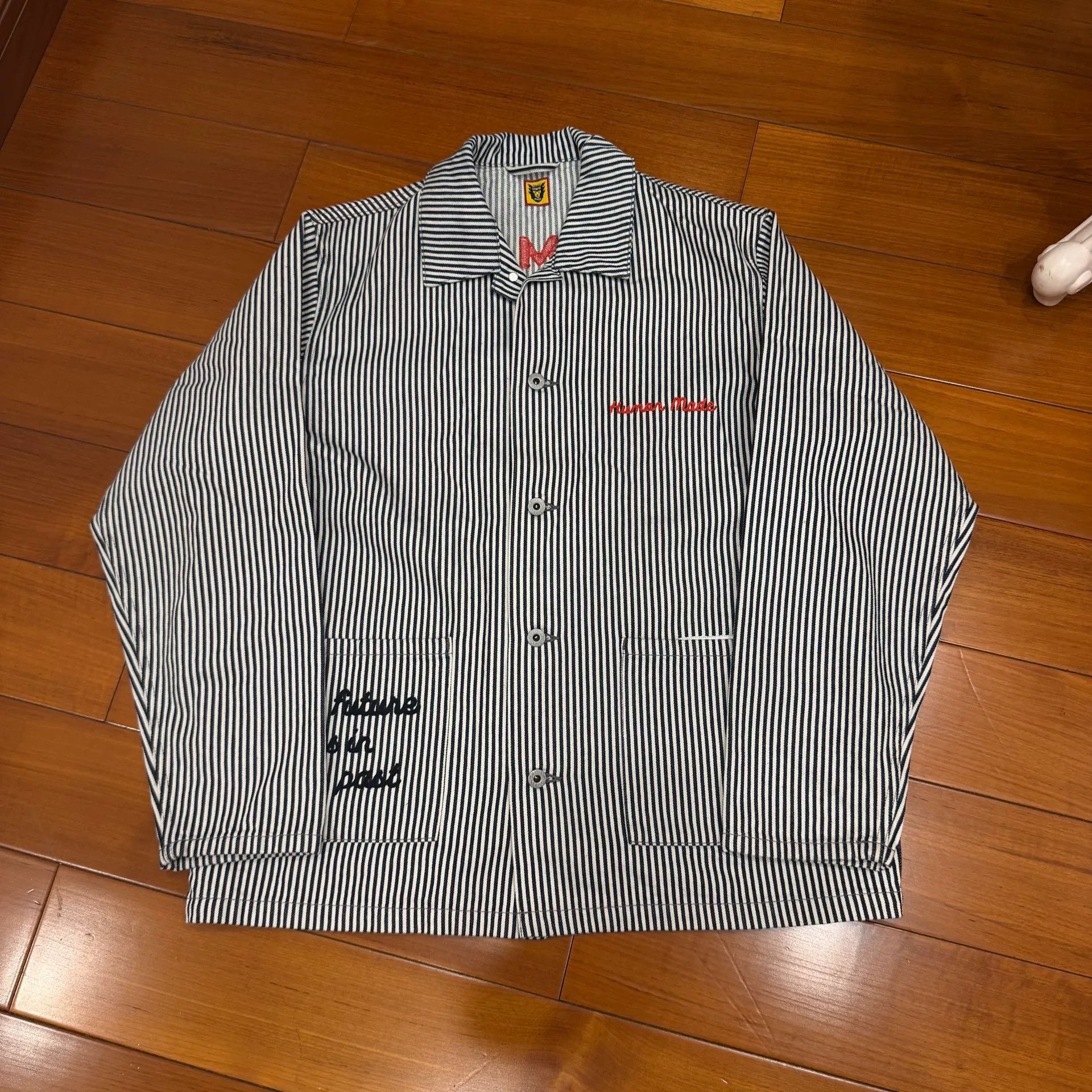 Human Made Human Made Striped Cartoon Work Jacket Size US L / EU 52-54 / 3 - 2 Thumbnail