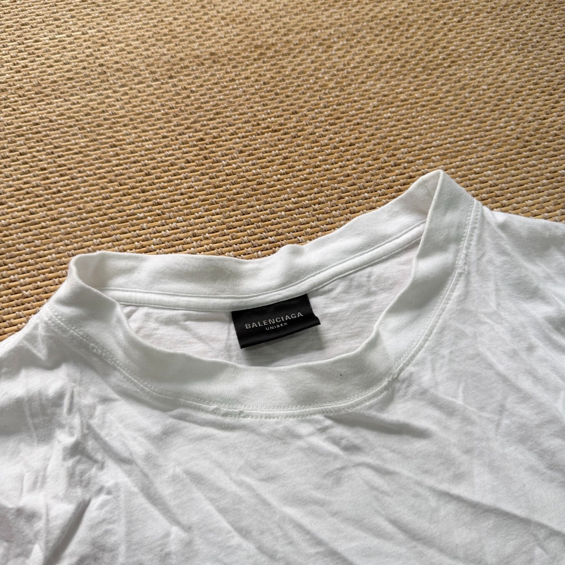 Balenciaga Balenciaga Vintage White Short Sleeve T-Shirt Size US S / EU 44-46 / 1 - 4 Thumbnail