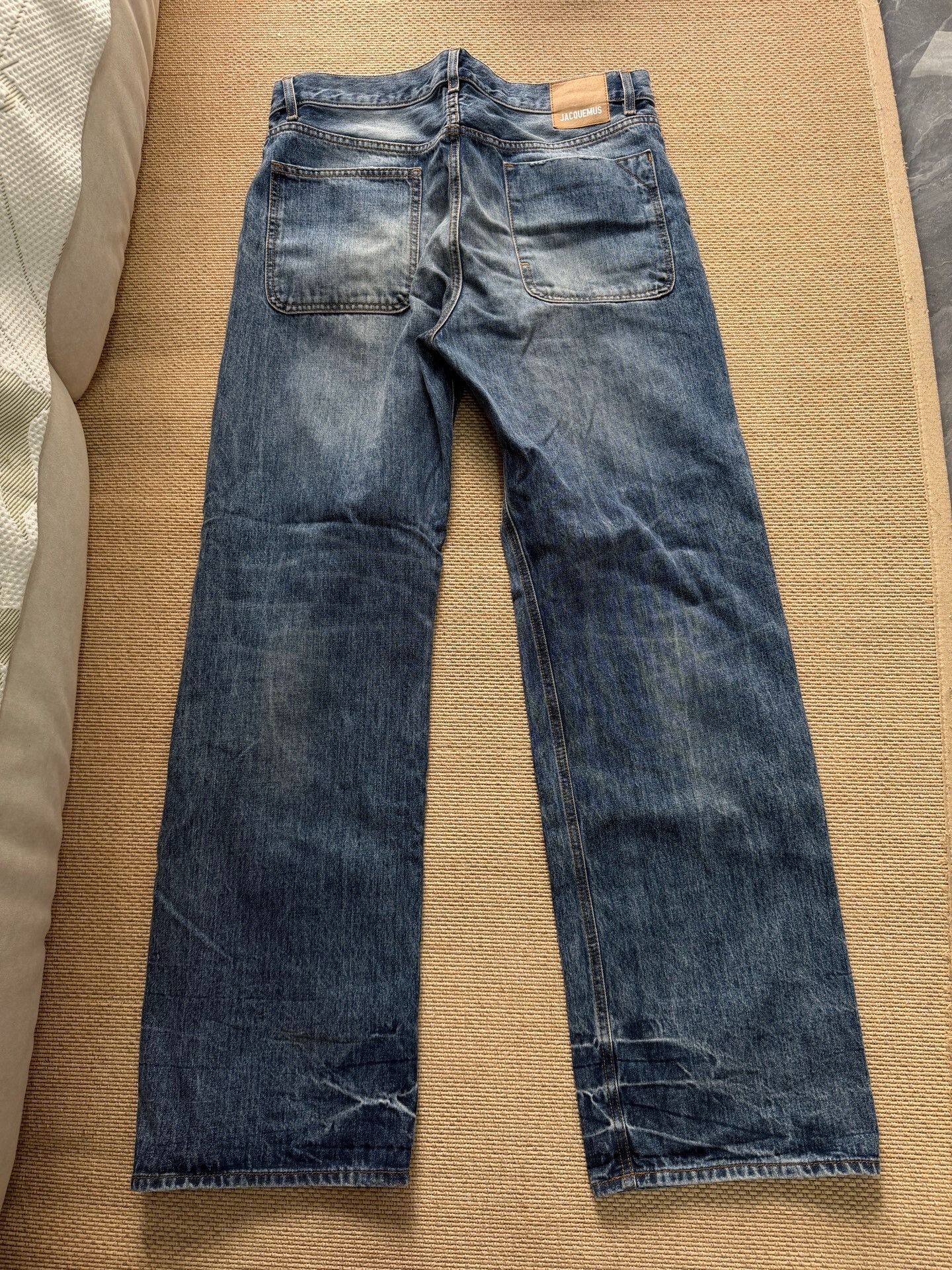Jacquemus Jacquemus Wide-Leg Denim Pants Size US 32 / EU 48 - 2 Thumbnail