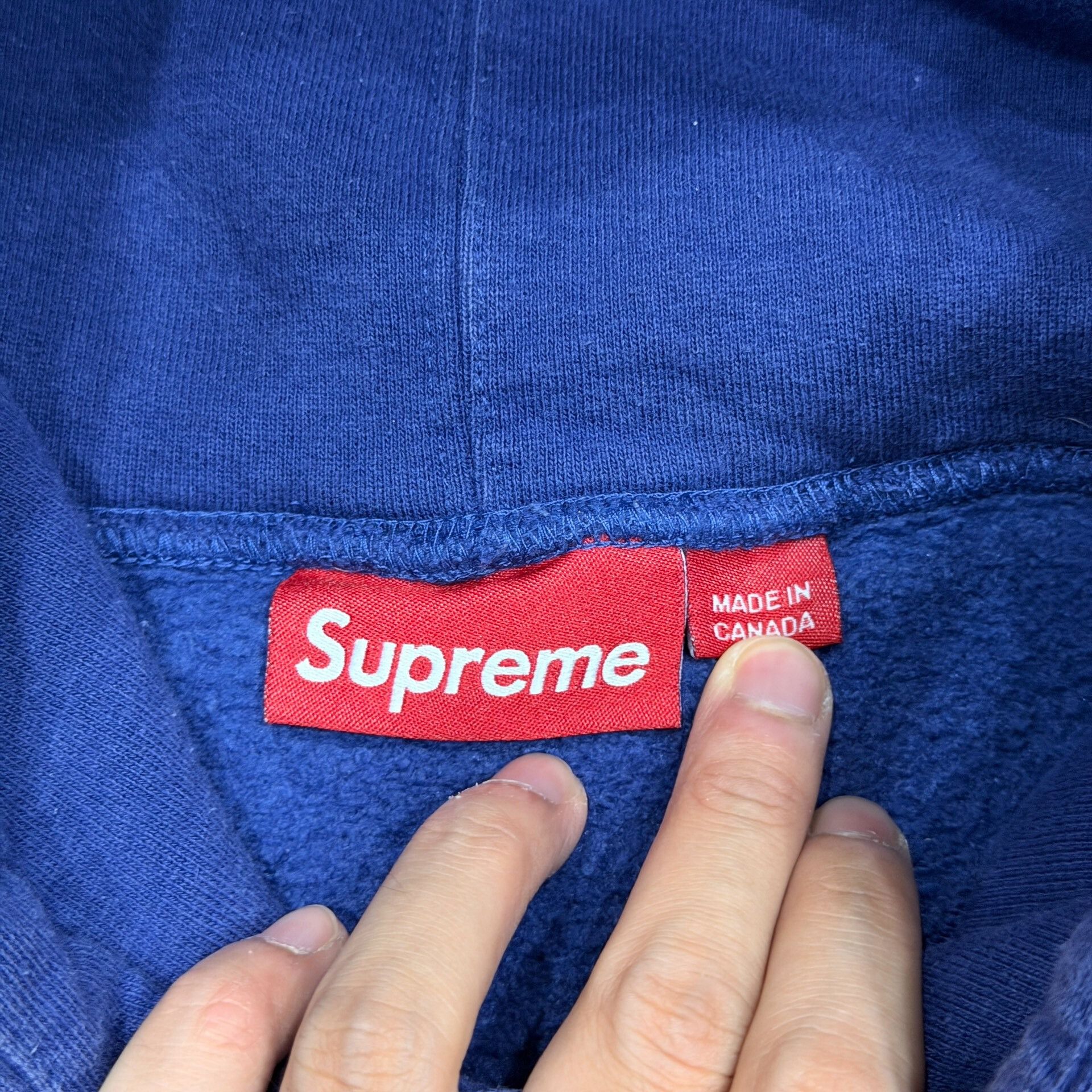 Supreme Supreme Blue Purple Logo Hoodie Size US XL / EU 56 / 4 - 5 Thumbnail