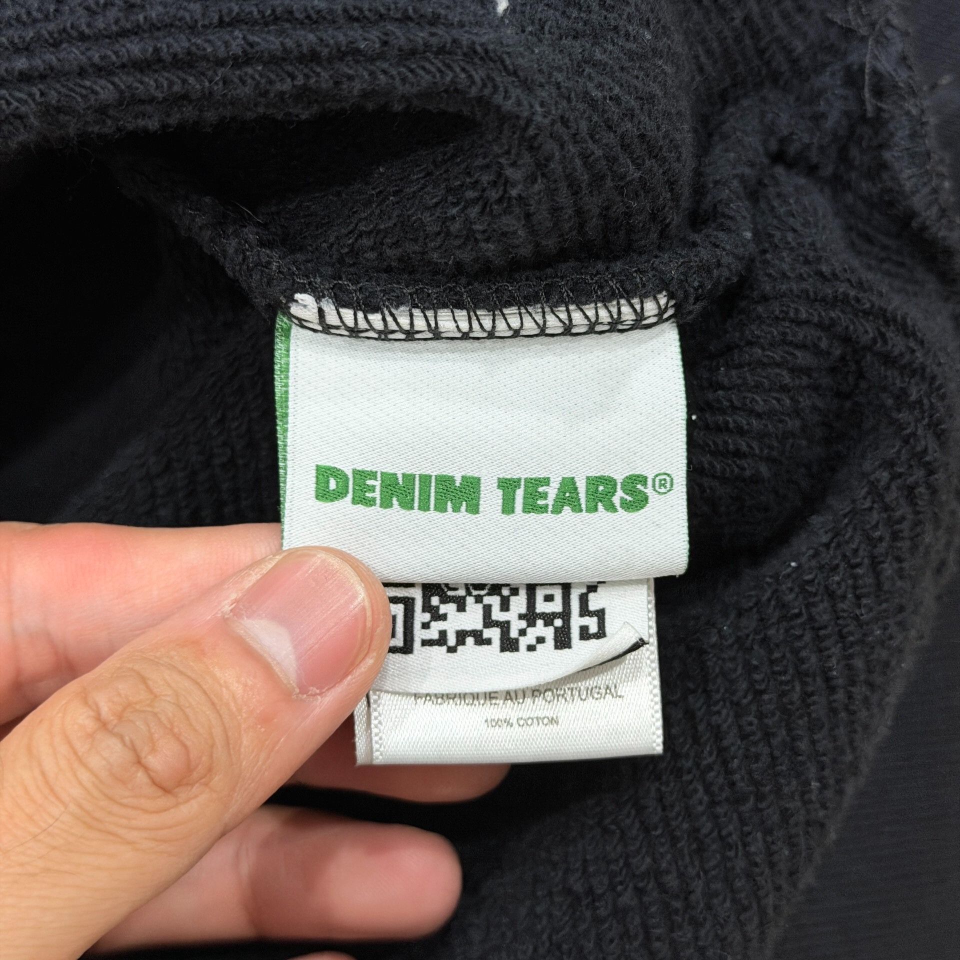 DENIM TEARS Denim Tears Biggie Cotton Fleece Hoodie Size US XXL / EU 58 / 5 - 4 Thumbnail