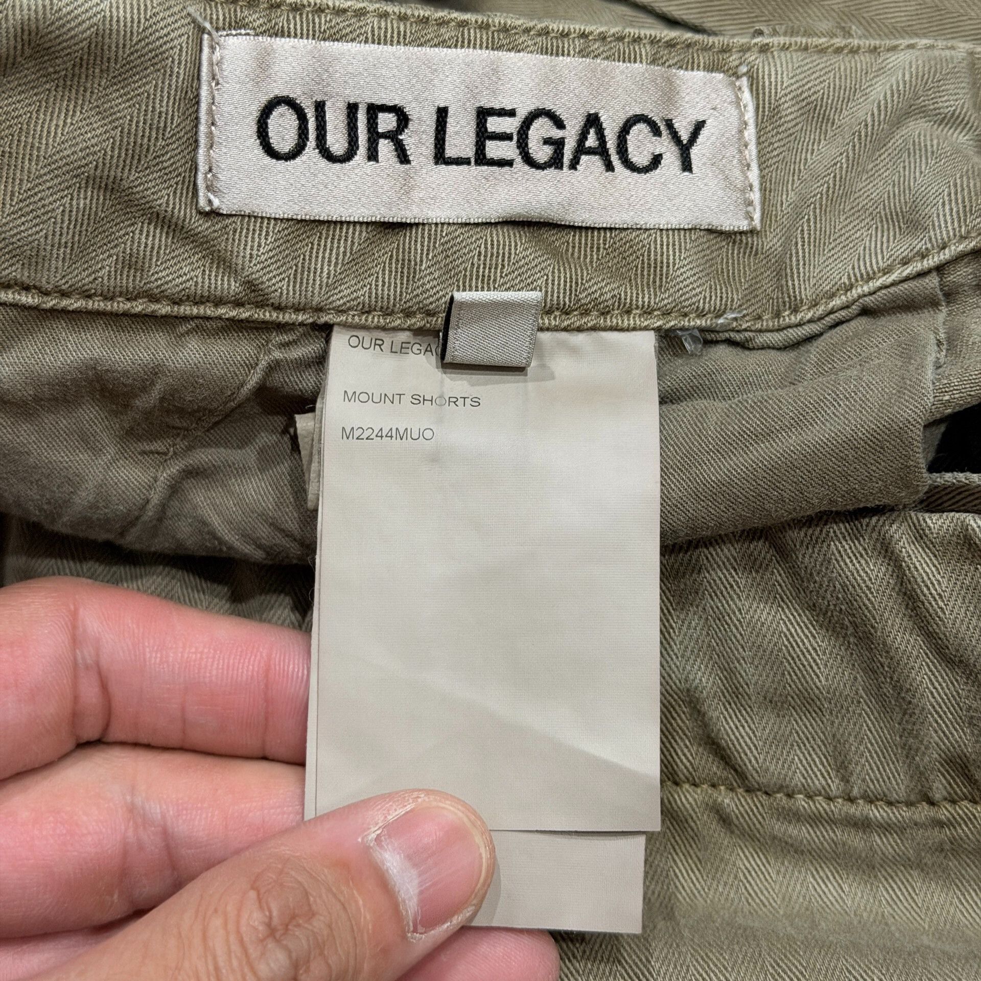Our Legacy Our Legacy Green Cargo Work Shorts Size US 34 / EU 50 - 5 Thumbnail
