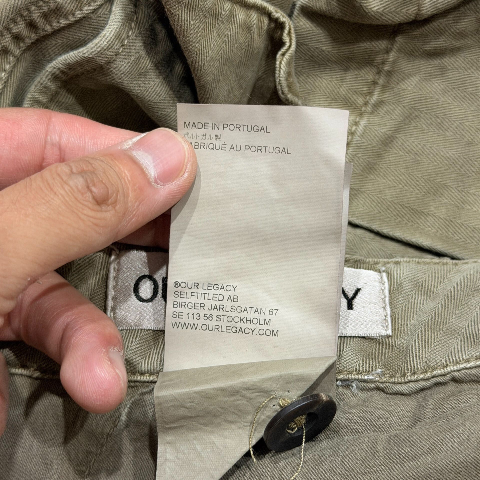Our Legacy Our Legacy Green Cargo Work Shorts Size US 34 / EU 50 - 7 Thumbnail