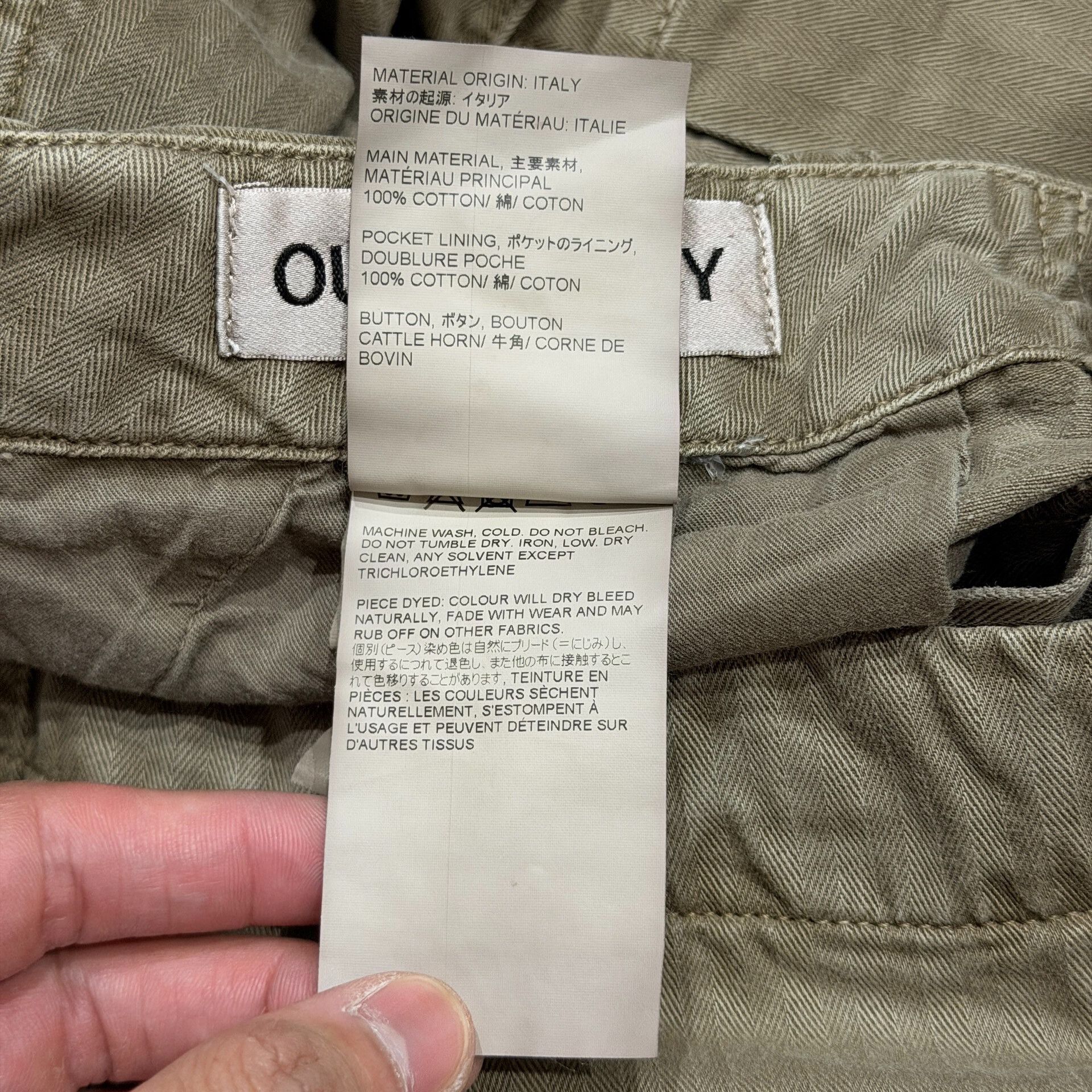 Our Legacy Our Legacy Green Cargo Work Shorts Size US 34 / EU 50 - 6 Thumbnail