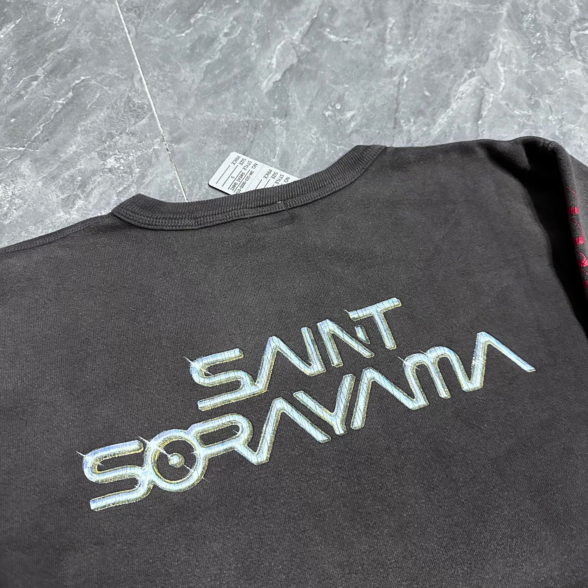 Club Sorayama Saint Michael Sorayama Black Gray Sweatshirt Size US S / EU 44-46 / 1 - 4 Thumbnail
