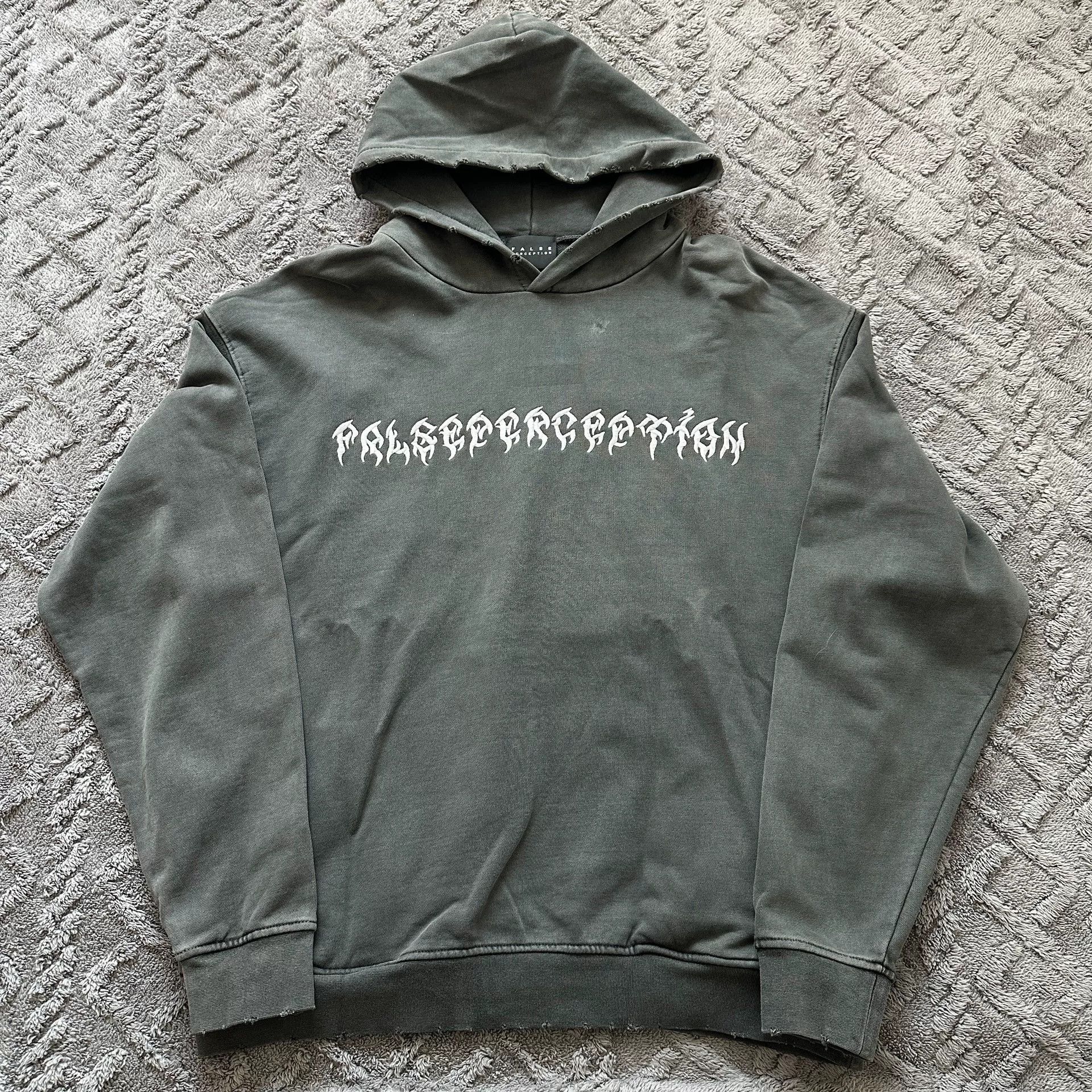 PHENOMENON Vintage Hooded Sweatshirt by False Perception Size US M / EU 48-50 / 2 - 2 Thumbnail