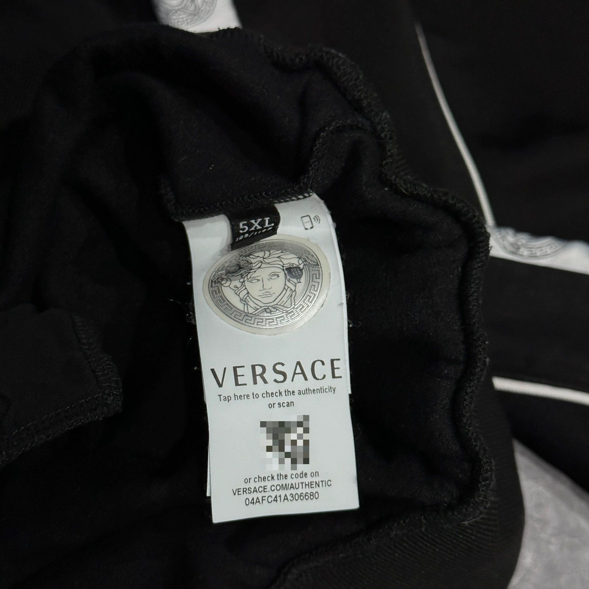 Versace Versace Velvet Half-Zip Sweatshirt Size US XXL / EU 58 / 5 - 4 Thumbnail